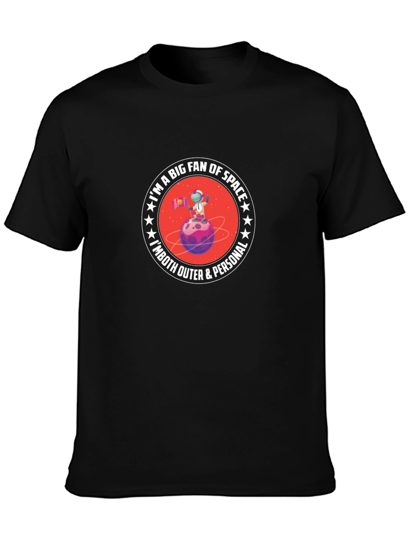 Space Fan T-Shirt: Outer & Personal Astronaut Tee