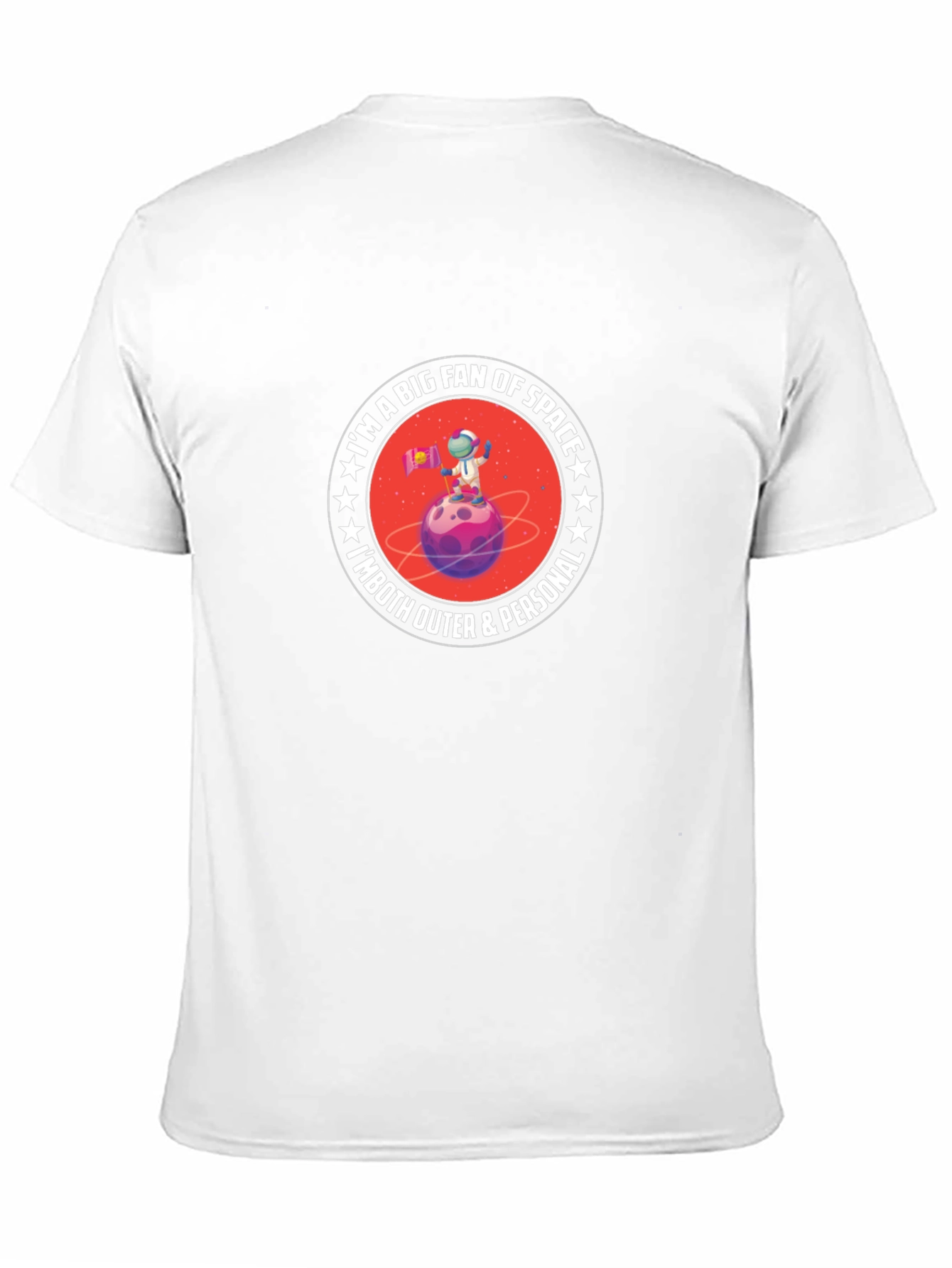 Space Fan T-Shirt: Outer & Personal Astronaut Tee