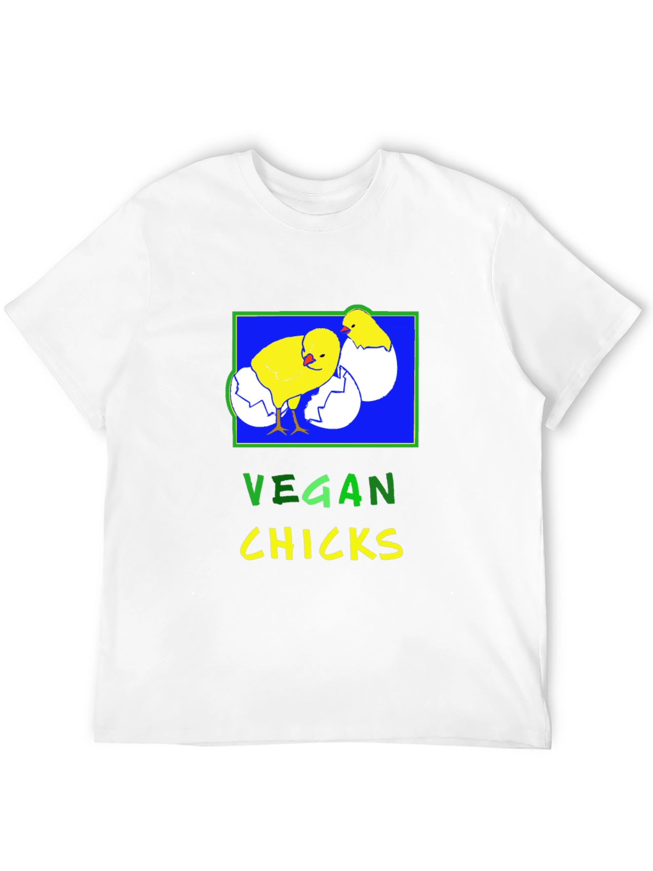 Vegan Chicks T-Shirt - Black Graphic Tee