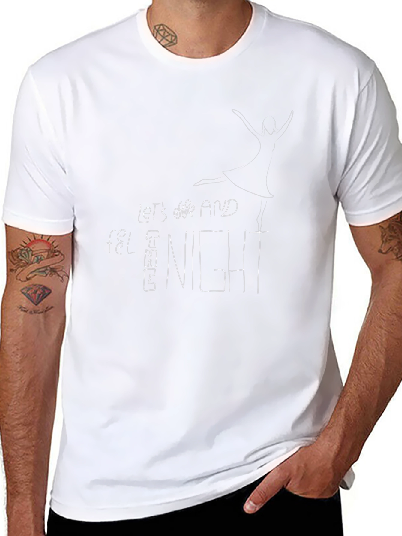 Lets Go Out and Feel The Night Graphic Tee