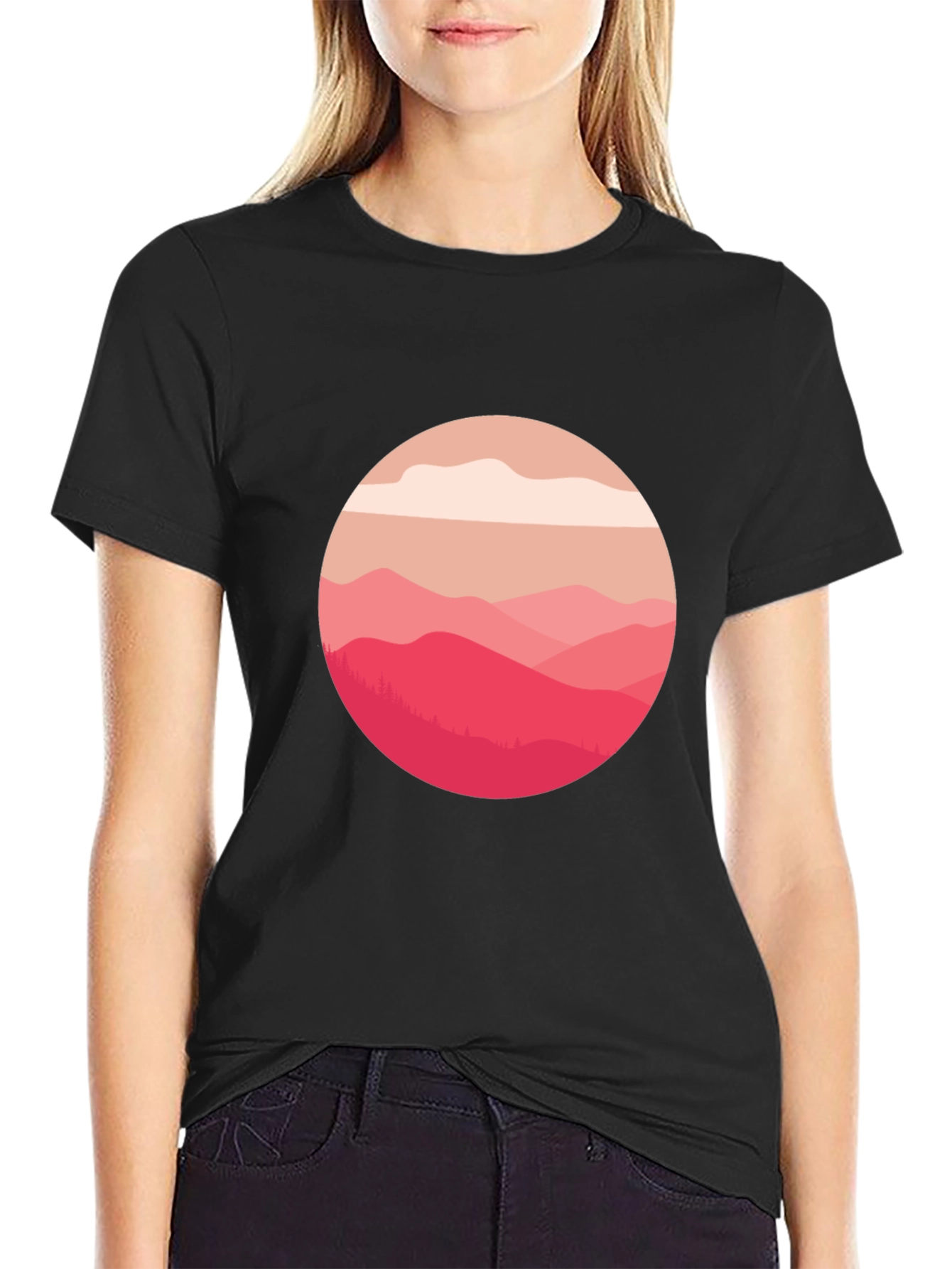 Mountain View Graphic Tee - Soft Cotton Blend