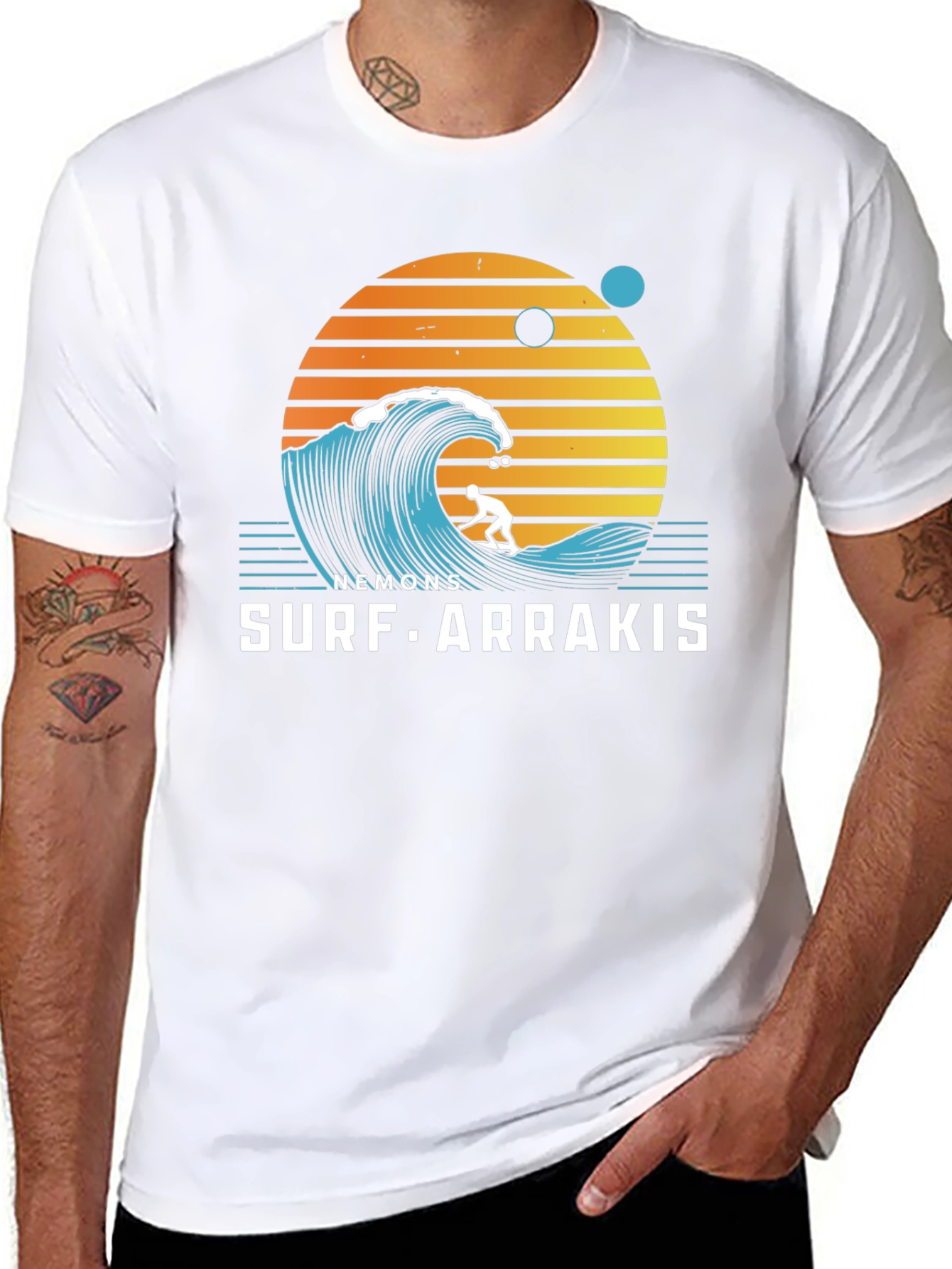 Surf Arrakis T-Shirt - Sand Dune Surfing Tee