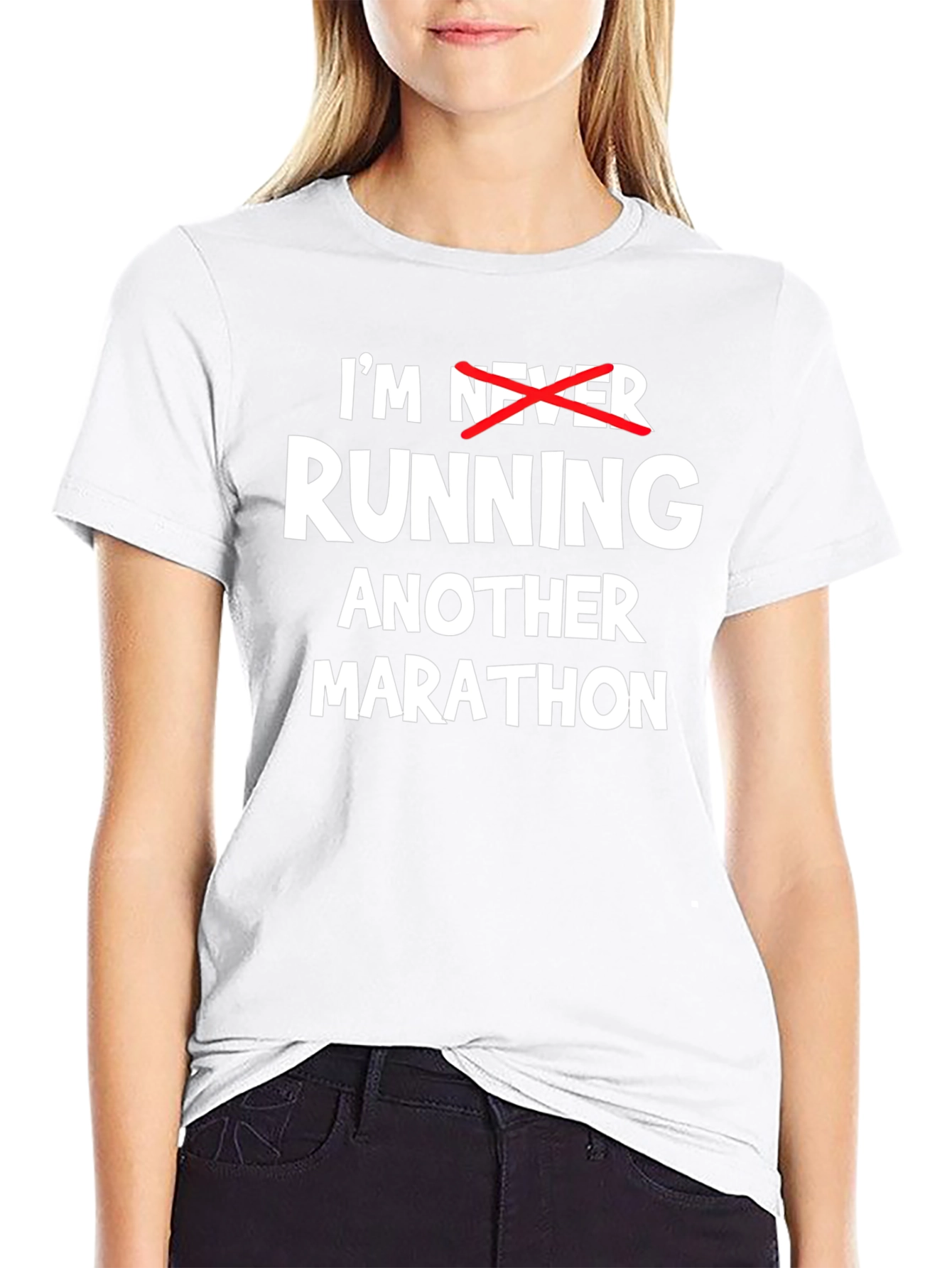 Funny Marathon T-Shirt: Im Running Another
