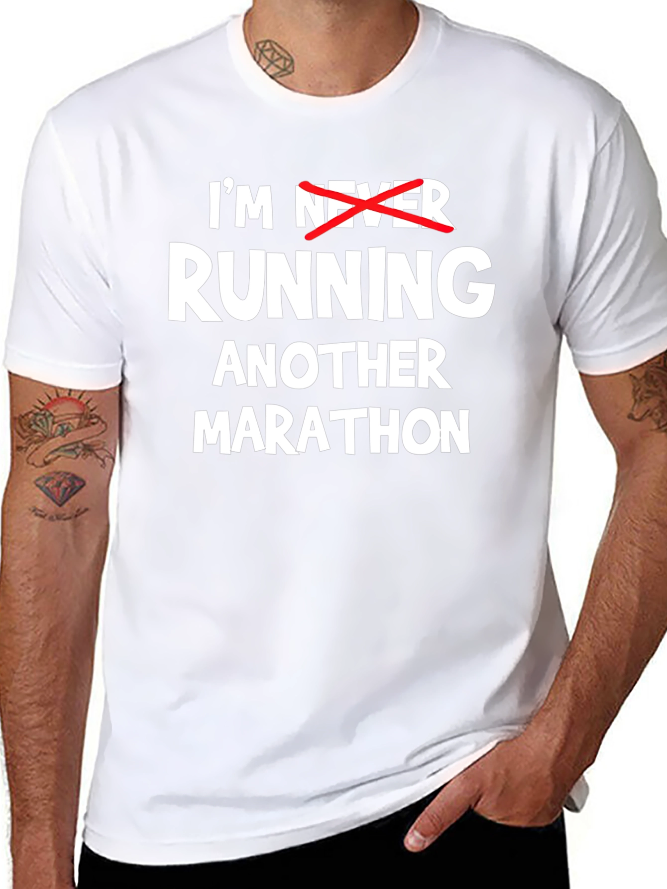 Funny Marathon T-Shirt: Im Running Another