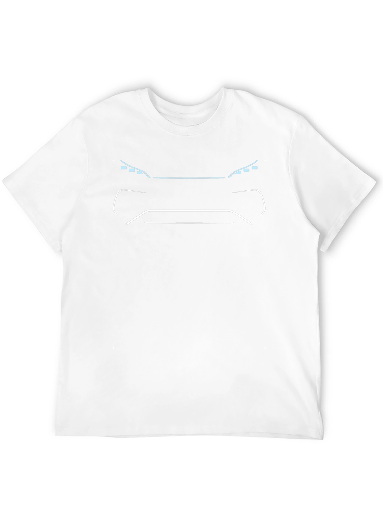 Minimalist Car Front T-Shirt - Black