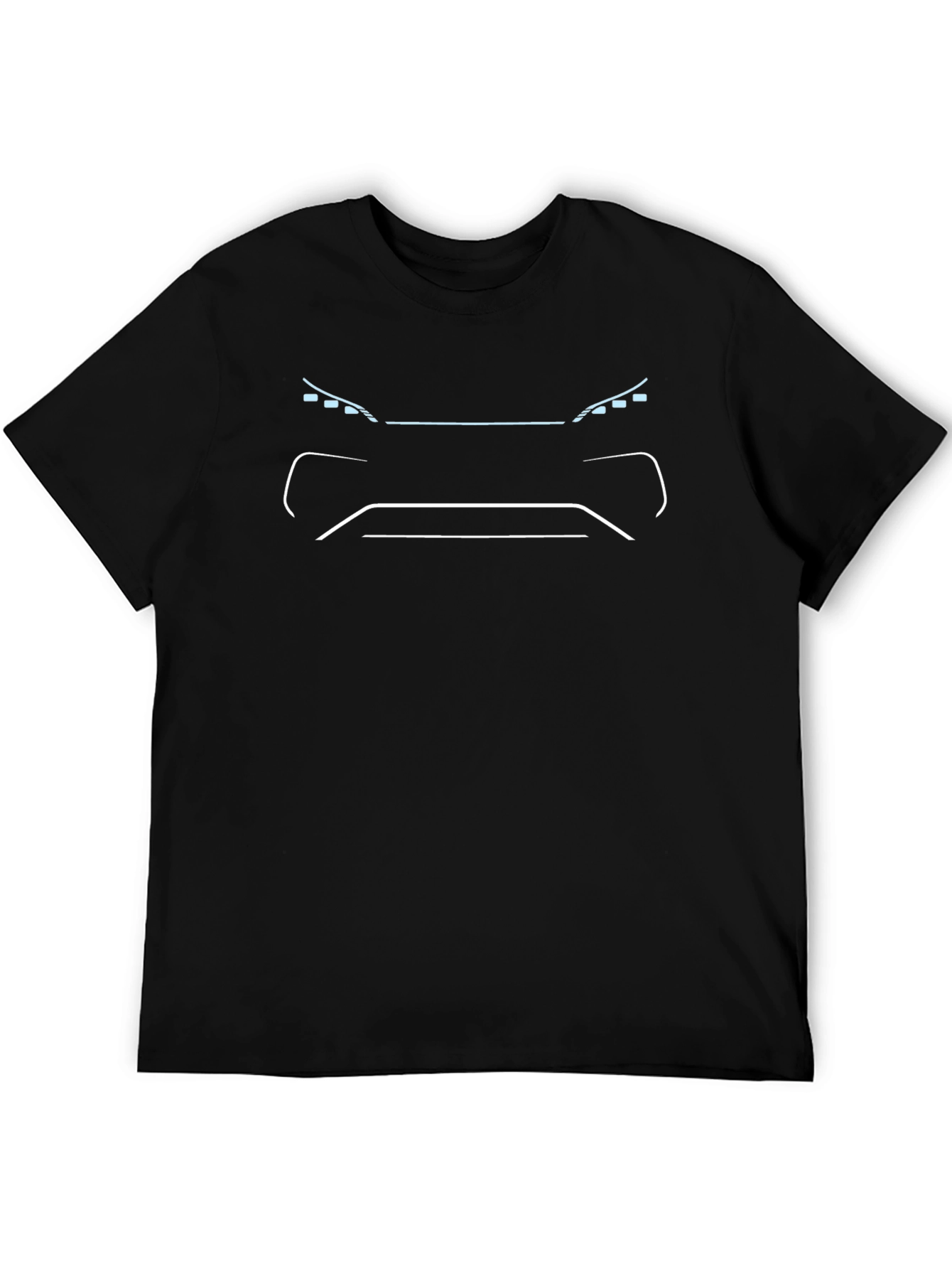 Minimalist Car Front T-Shirt - Black