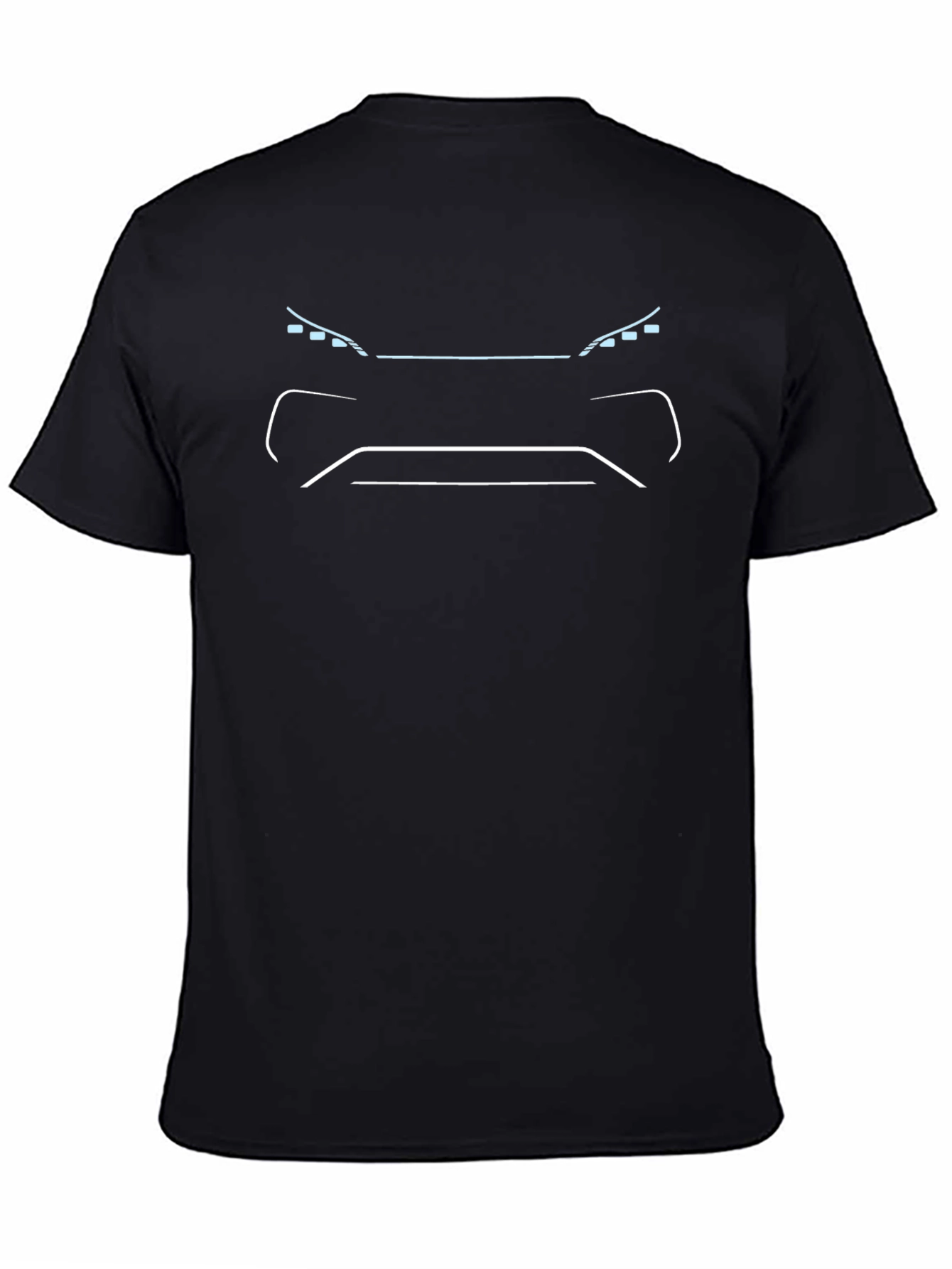 Minimalist Car Front T-Shirt - Black