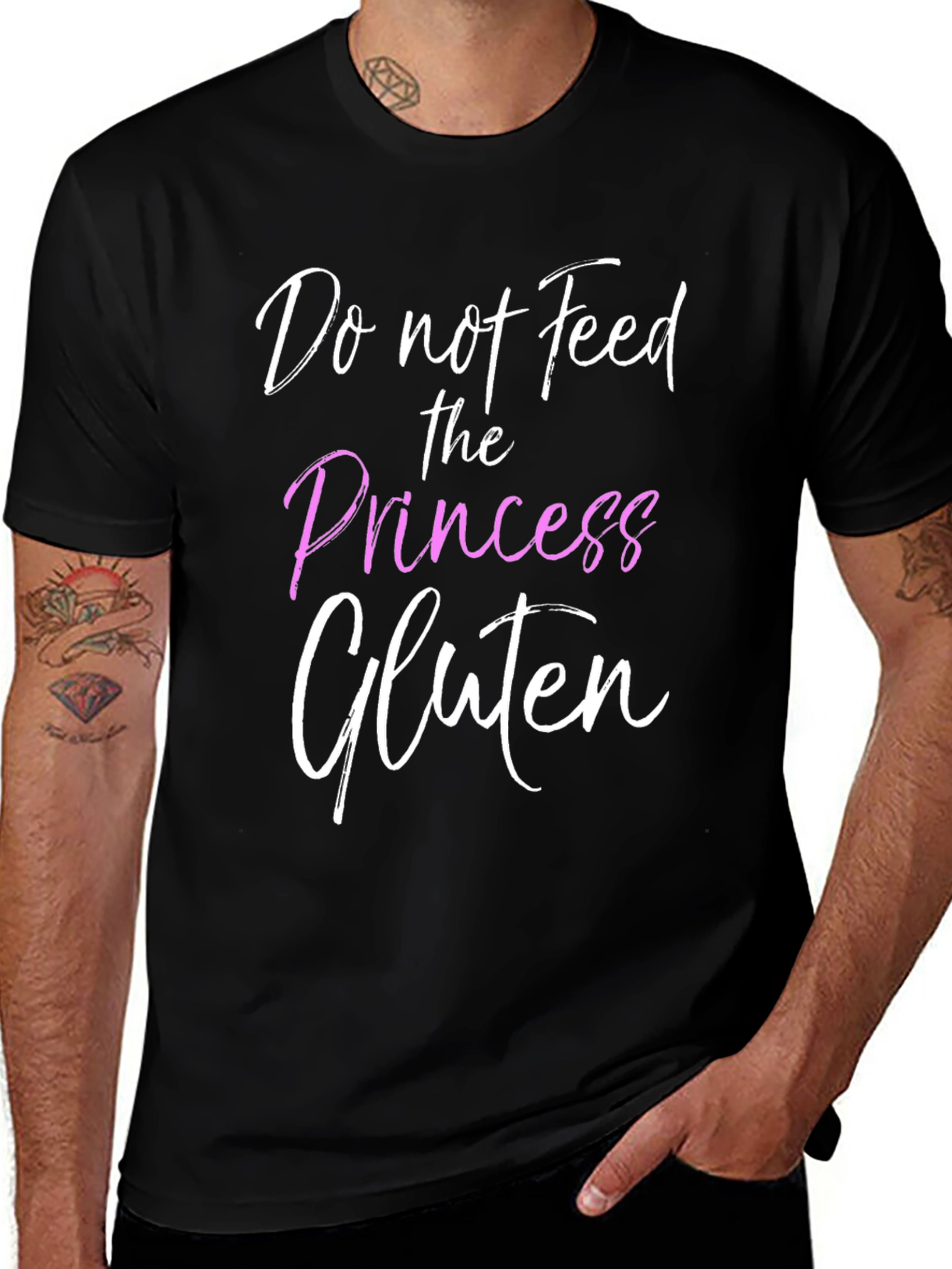 Do Not Feed the Princess Gluten T-Shirt