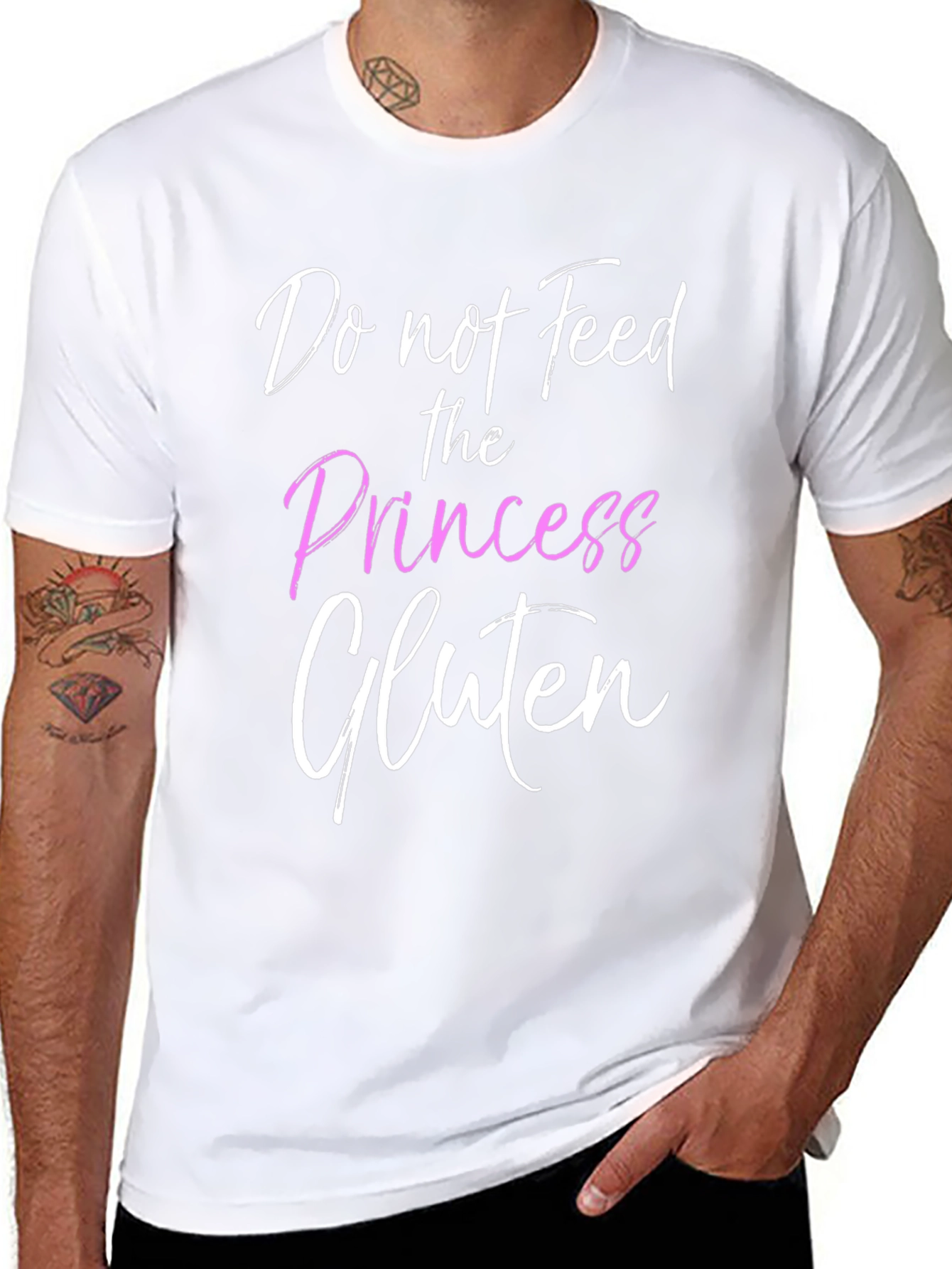 Do Not Feed the Princess Gluten T-Shirt