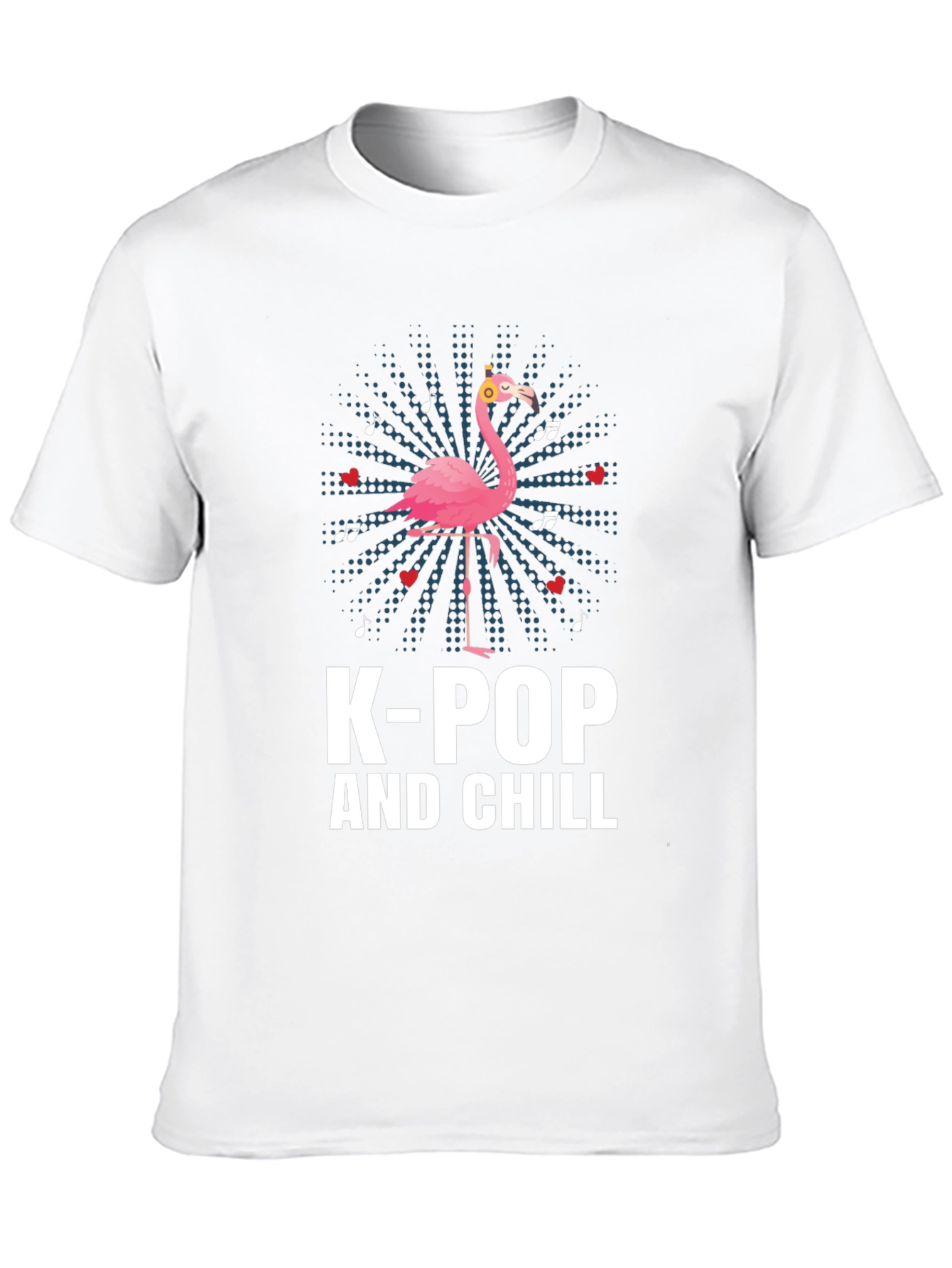 K-Pop and Chill Flamingo T-Shirt