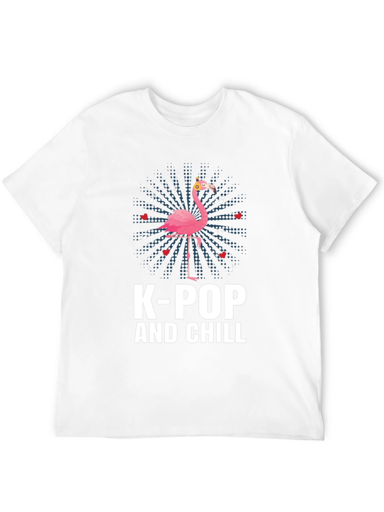K-Pop and Chill Flamingo T-Shirt