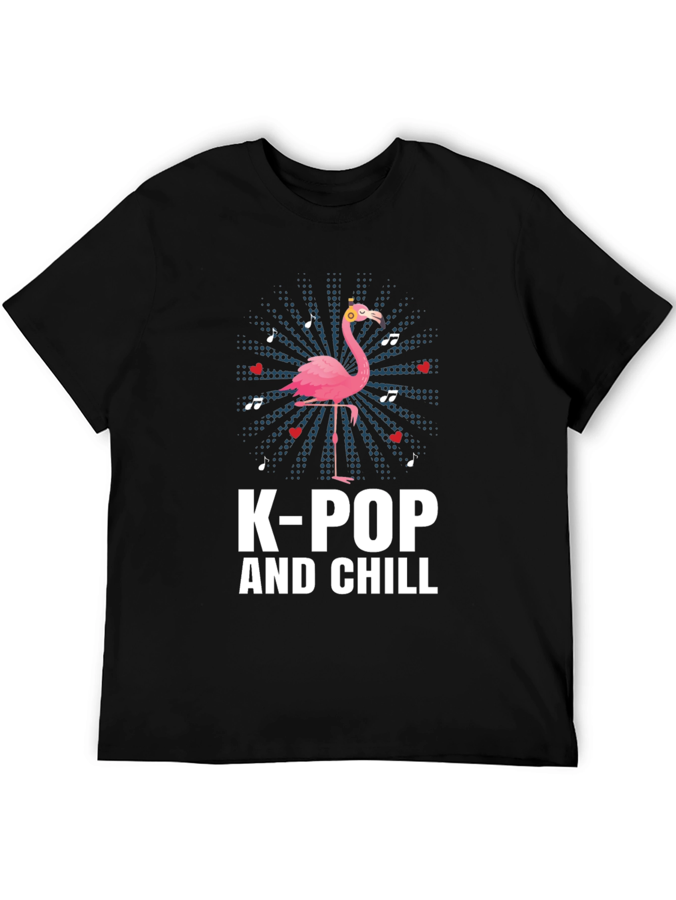 K-Pop and Chill Flamingo T-Shirt