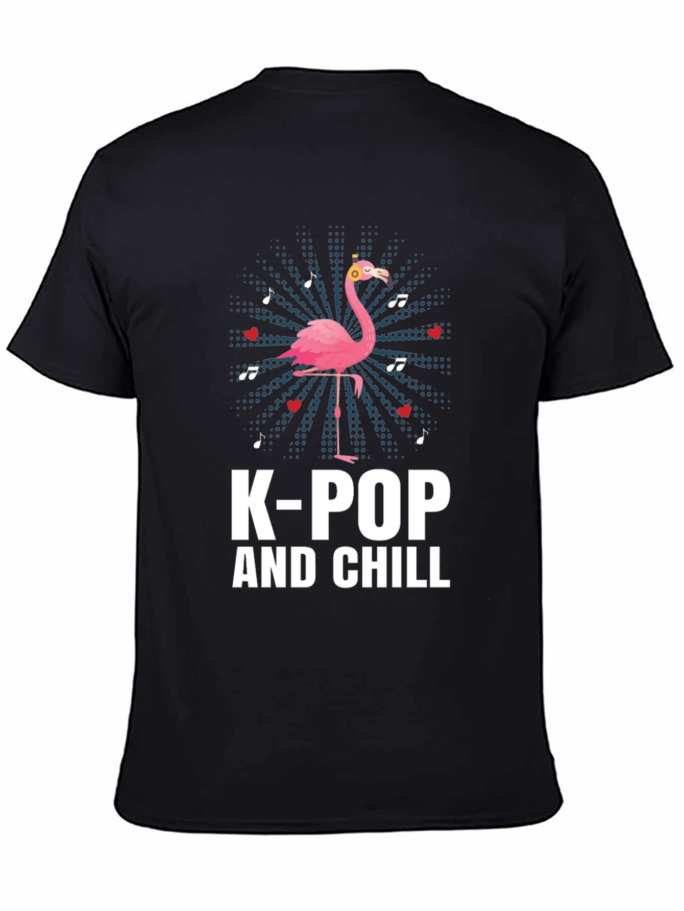 K-Pop and Chill Flamingo T-Shirt