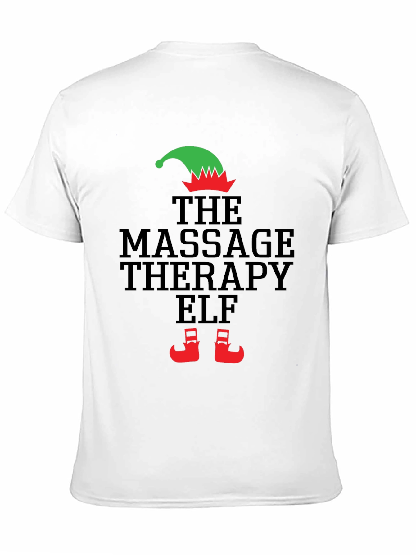 Massage Therapy Elf Christmas T-Shirt