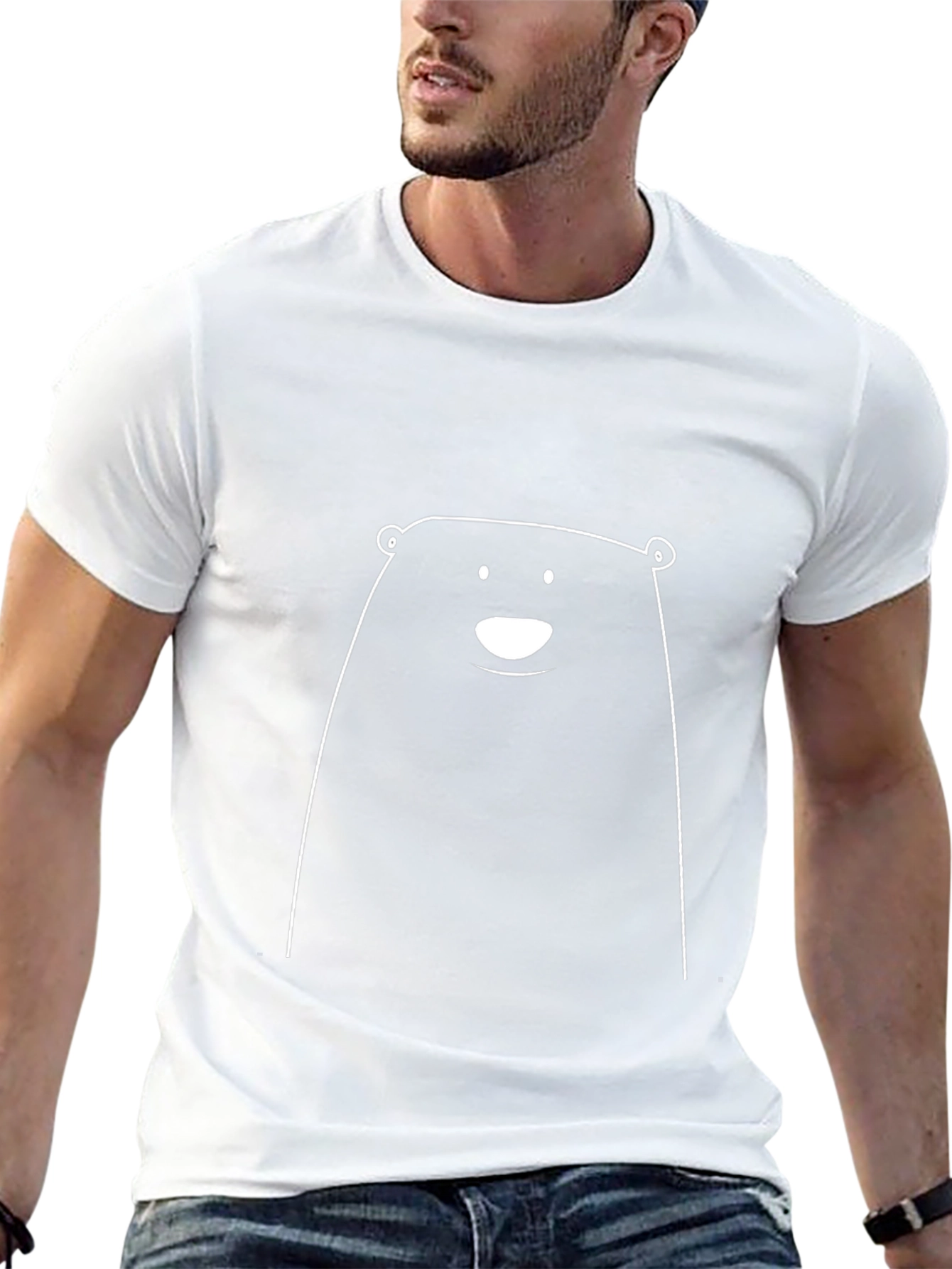Black Bear Graphic Tee - Casual Comfort
