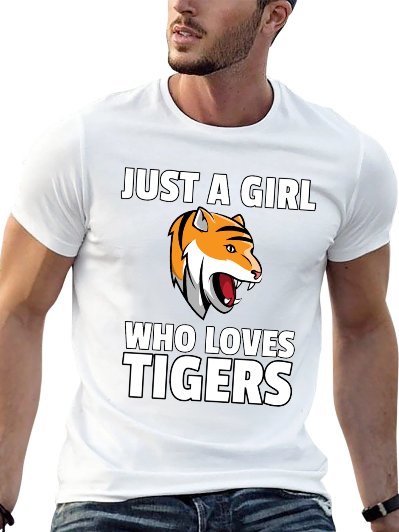 Just a Girl Who Loves Tigers T-Shirt