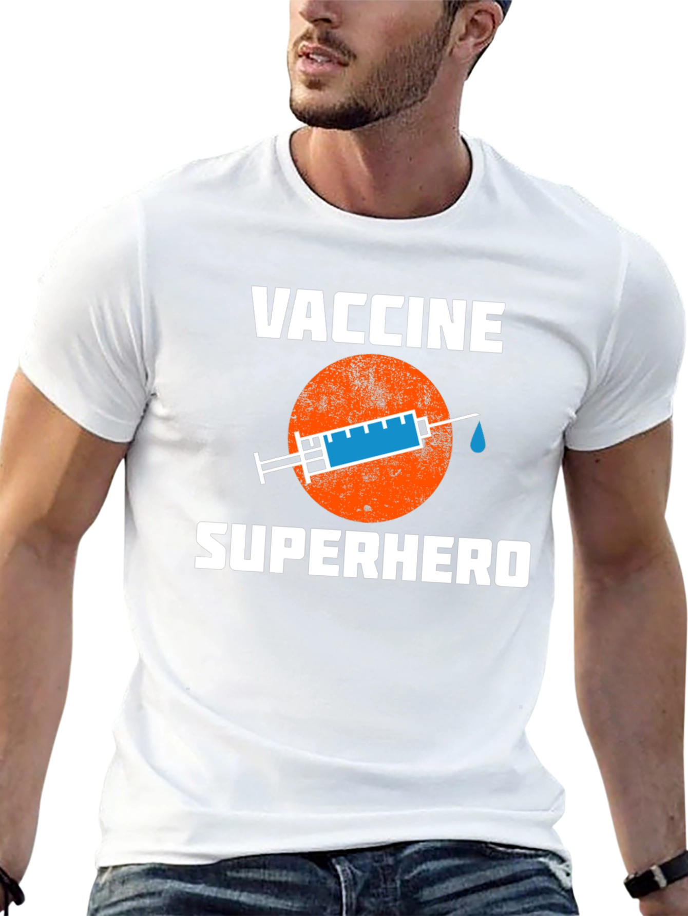 Vaccine Superhero T-Shirt