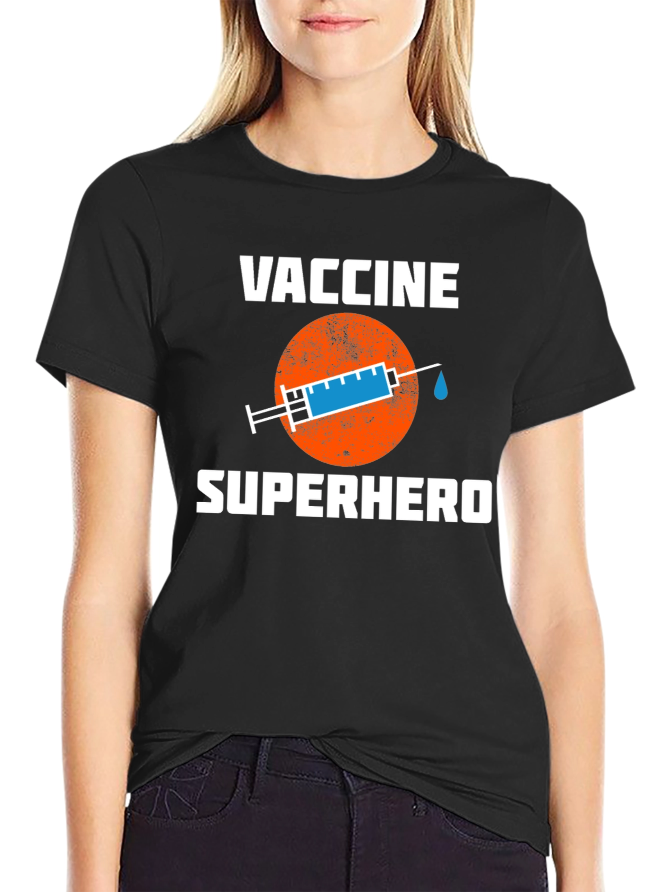 Vaccine Superhero T-Shirt