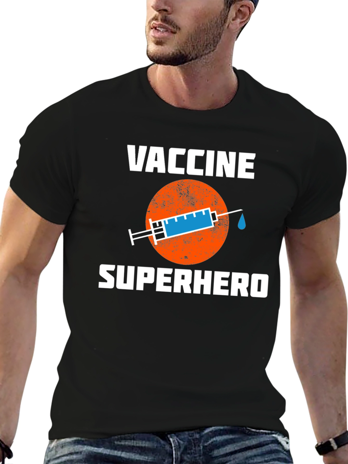 Vaccine Superhero T-Shirt