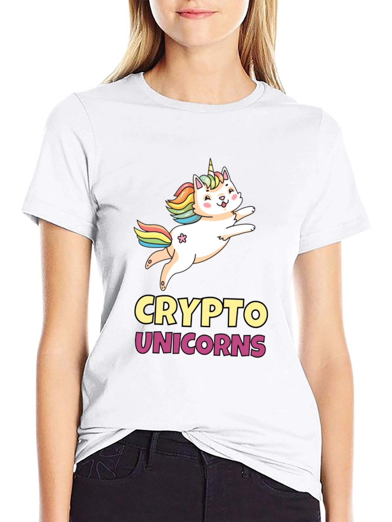 Crypto Unicorns Graphic T-Shirt