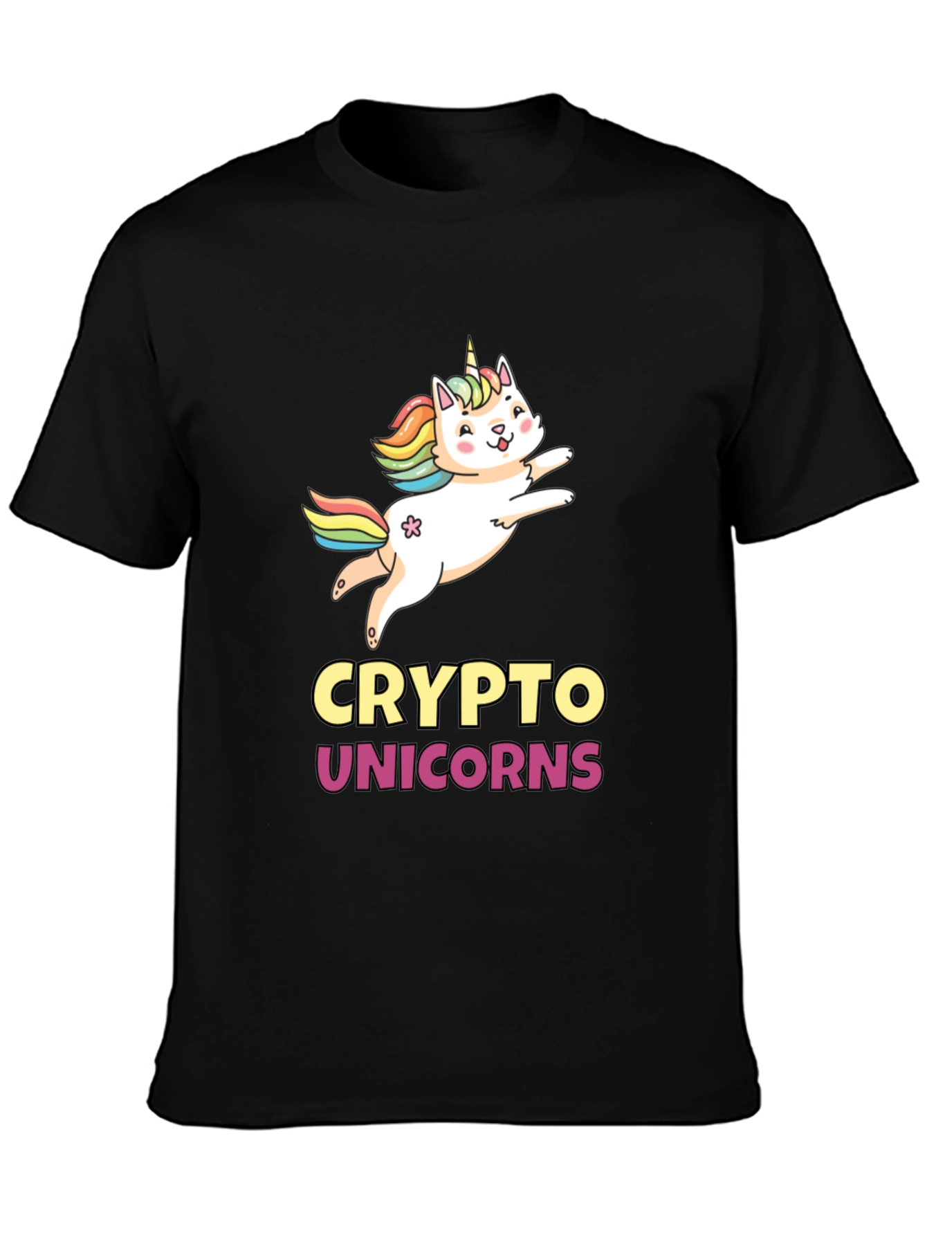 Crypto Unicorns Graphic T-Shirt