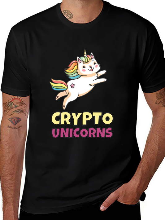 Crypto Unicorns Graphic T-Shirt