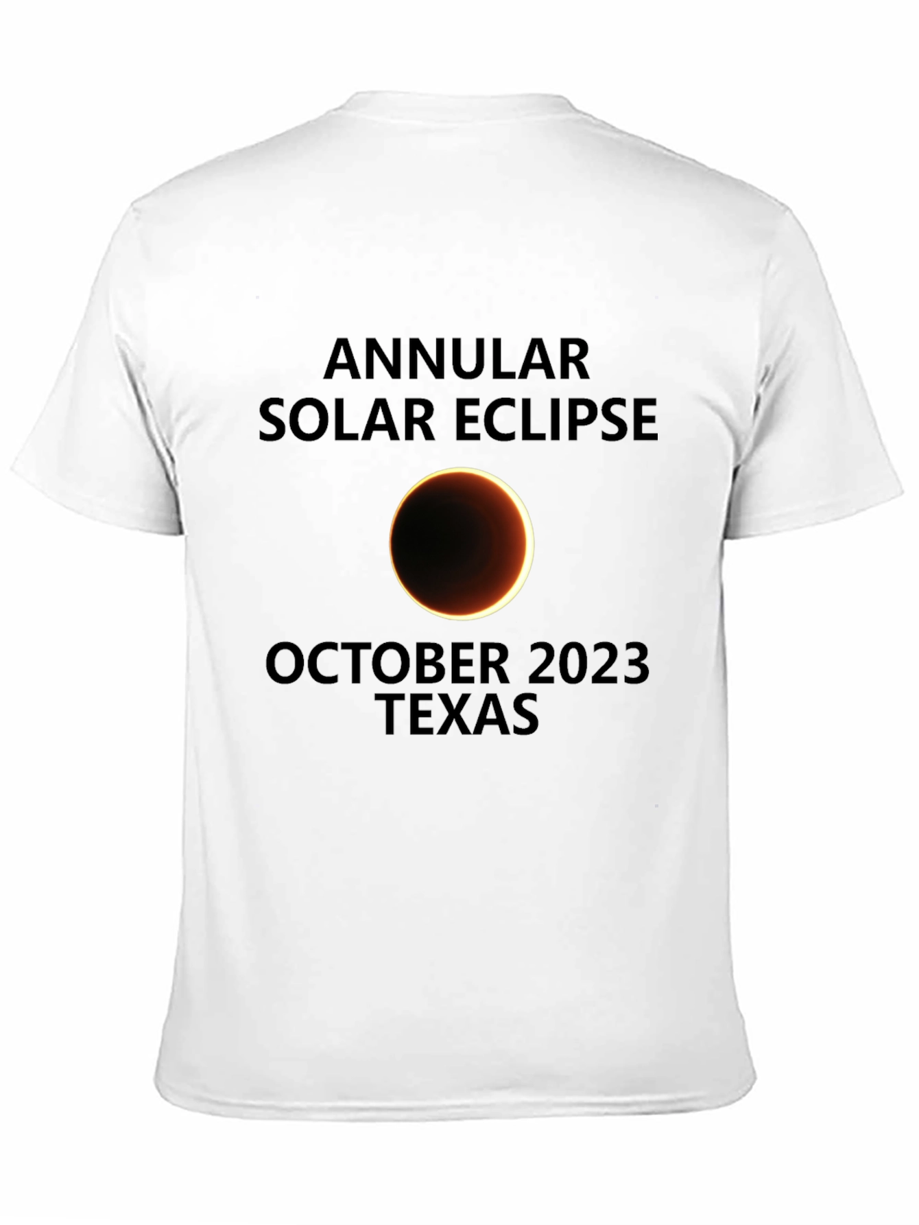 Annular Solar Eclipse October 2023 Texas T-Shirt