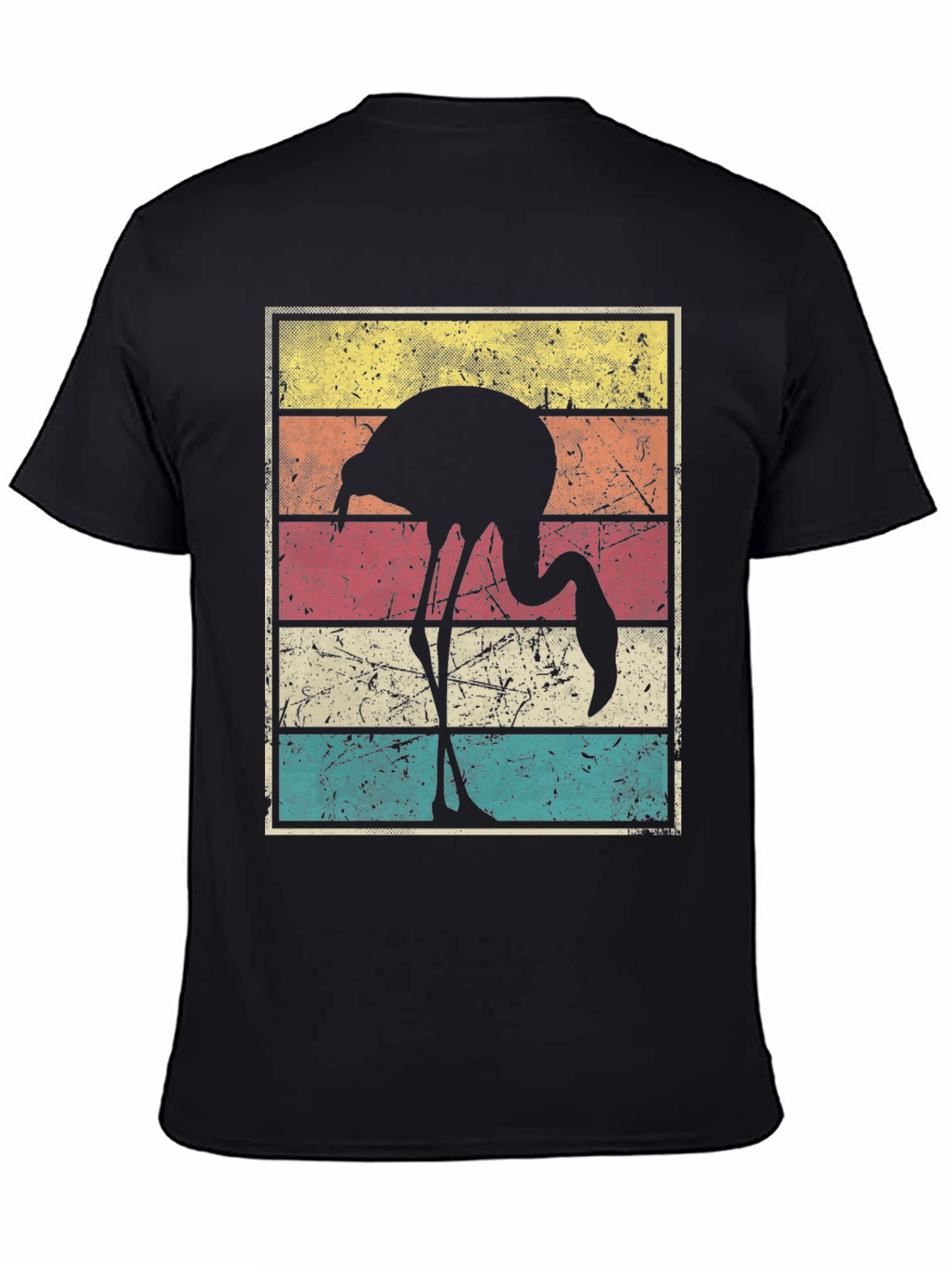 Retro Flamingo Graphic T-Shirt