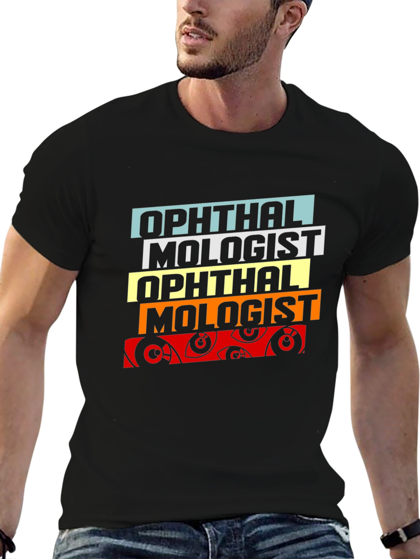 Ophthalmologist Eye Chart T-Shirt - Stylish Optometry Tee
