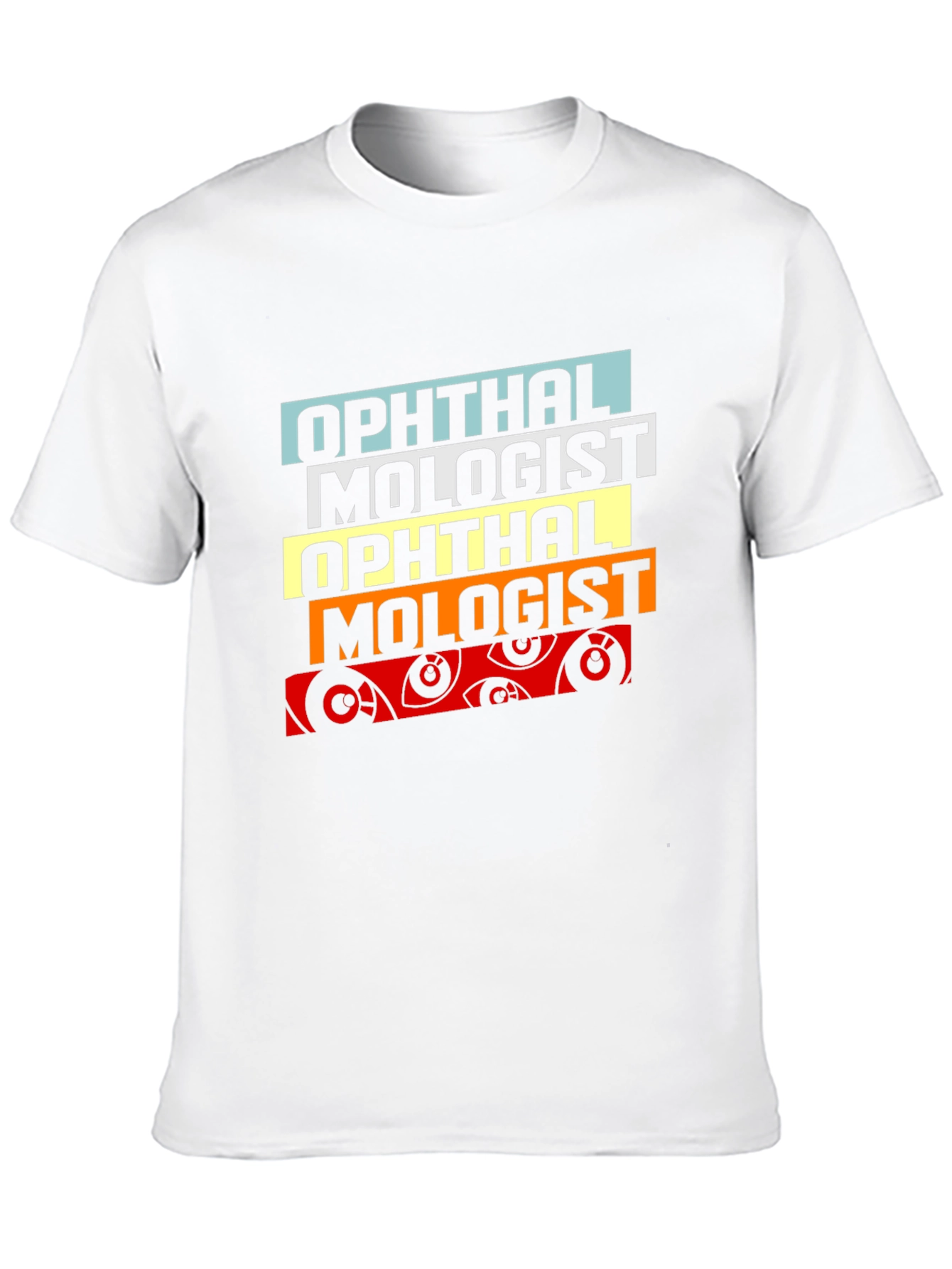 Ophthalmologist Eye Chart T-Shirt - Stylish Optometry Tee