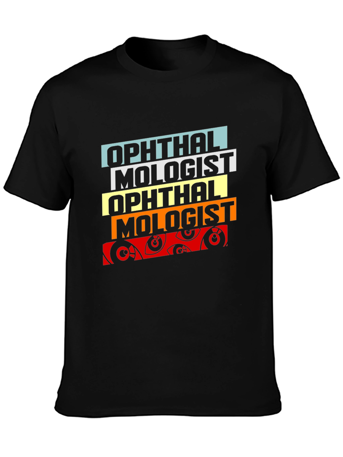 Ophthalmologist Eye Chart T-Shirt - Stylish Optometry Tee