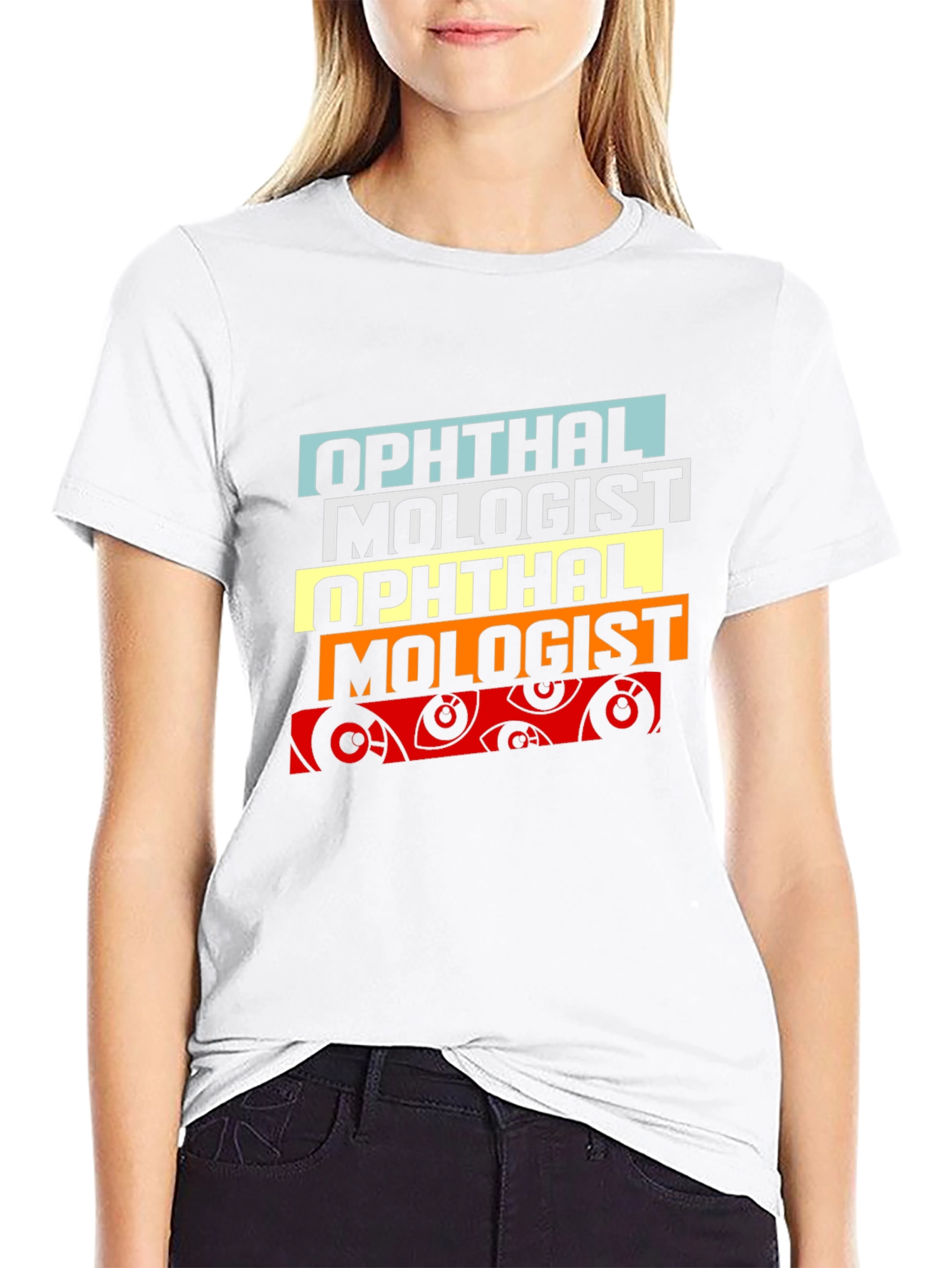 Ophthalmologist Eye Chart T-Shirt - Stylish Optometry Tee