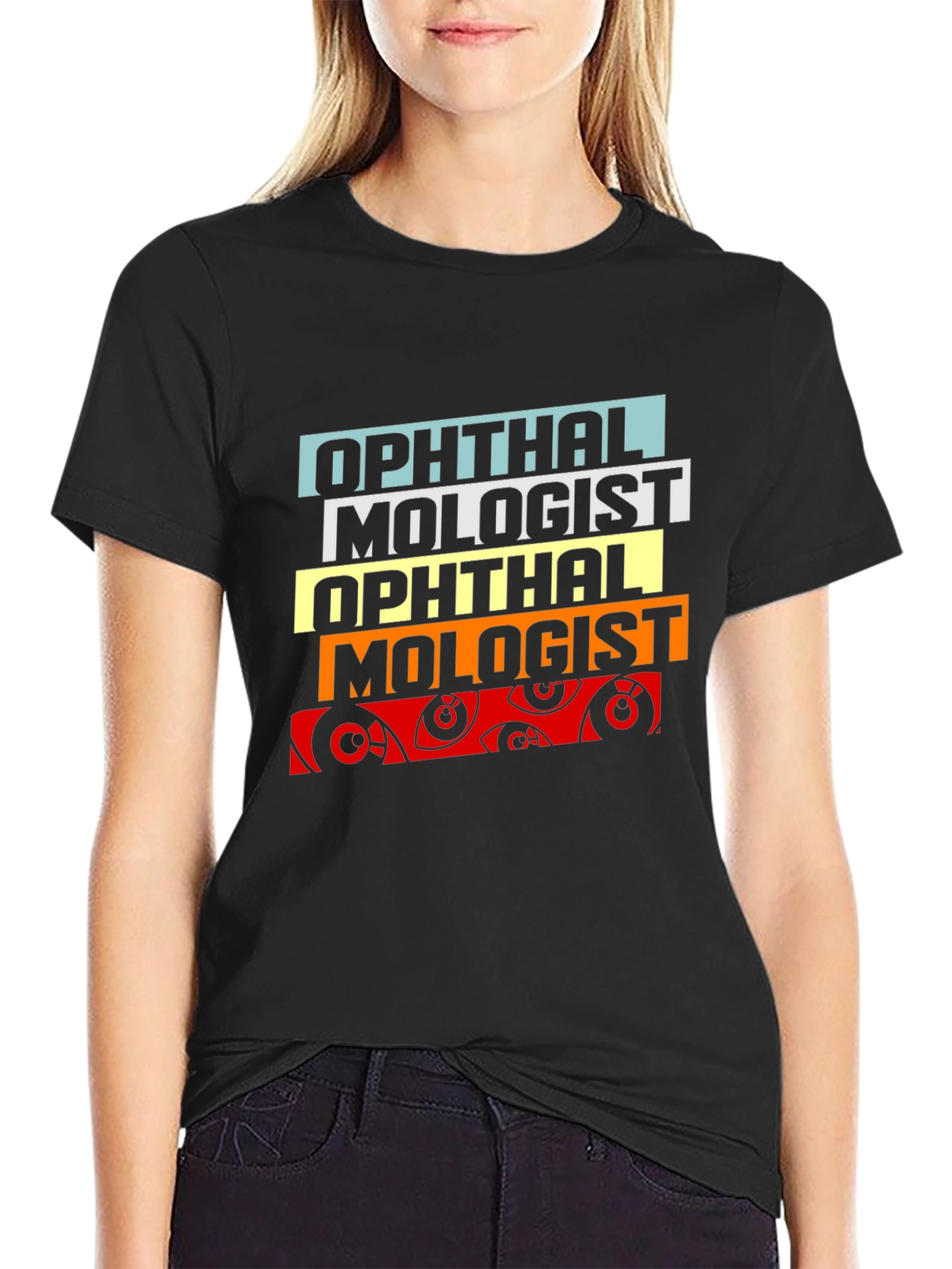 Ophthalmologist Eye Chart T-Shirt - Stylish Optometry Tee