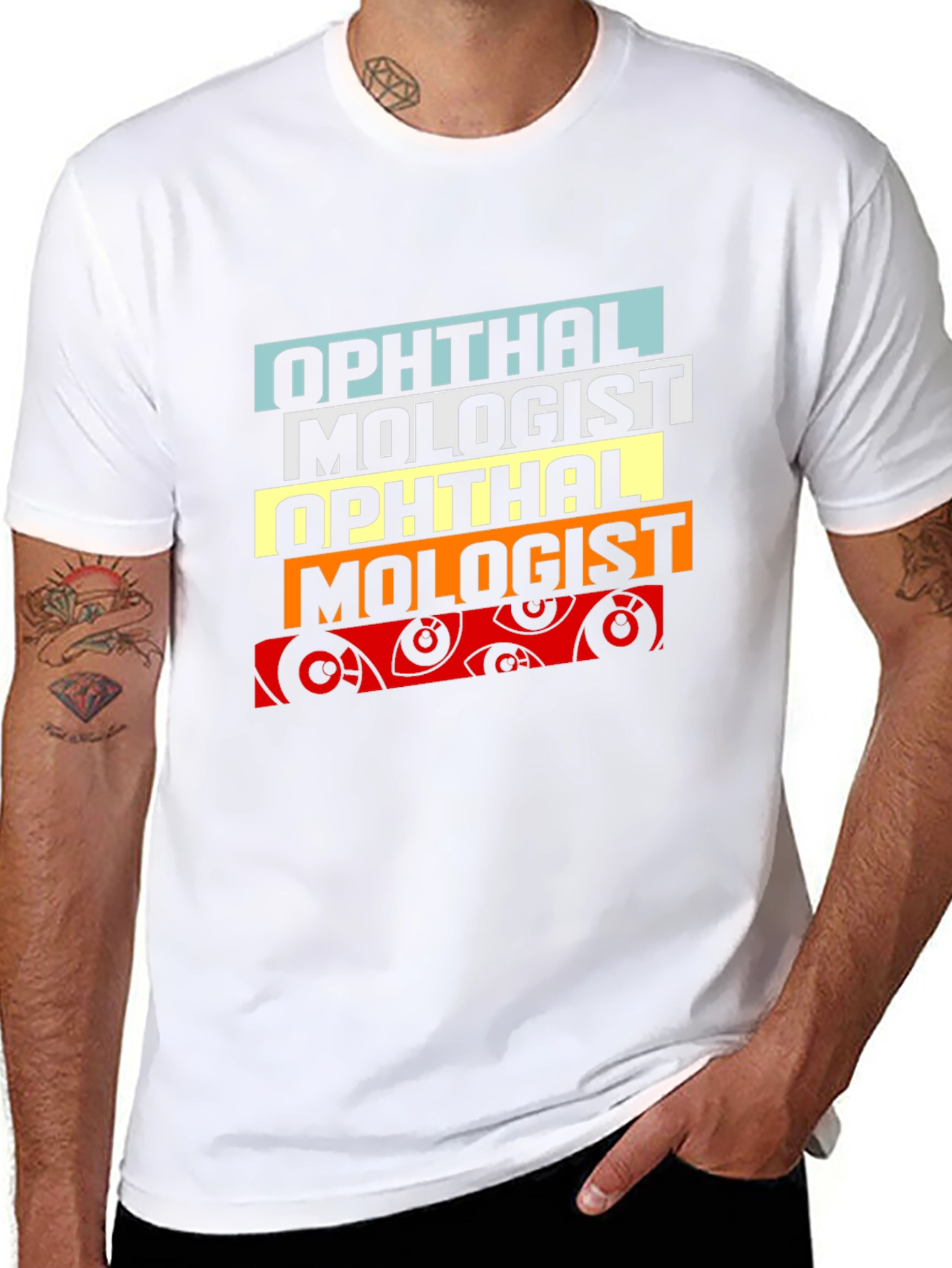 Ophthalmologist Eye Chart T-Shirt - Stylish Optometry Tee