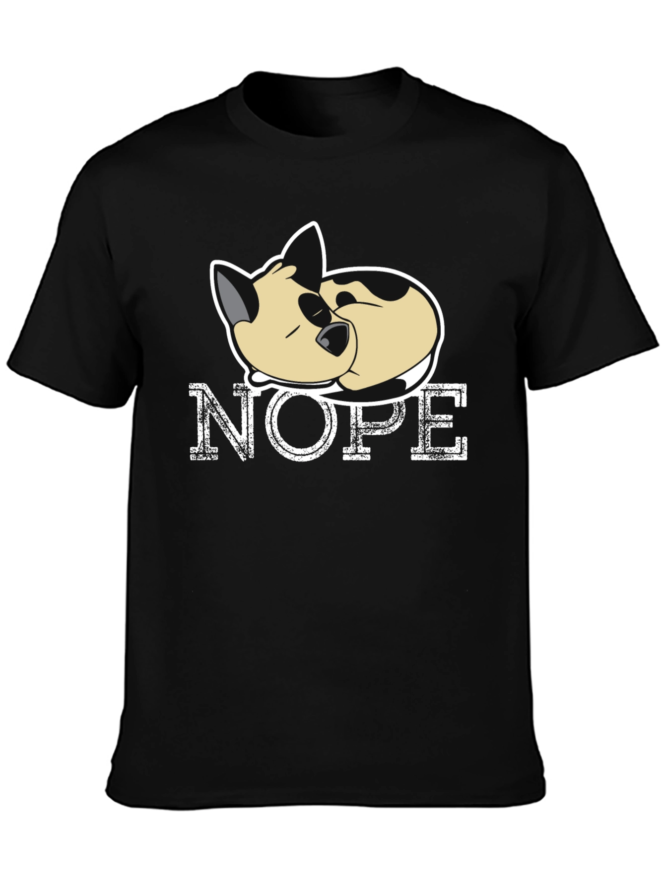 Nope Cat T-Shirt - Funny Lazy Cat Tee