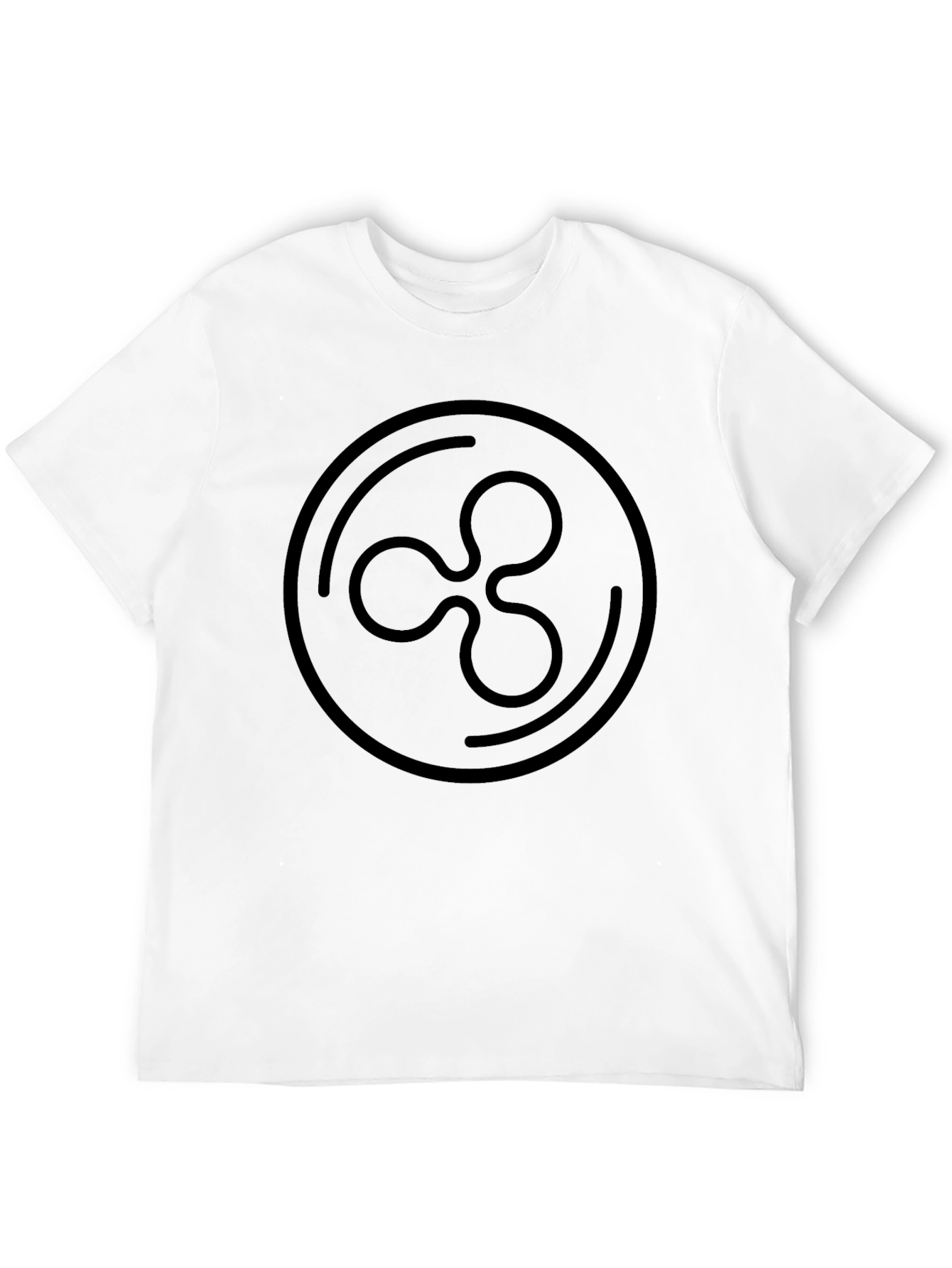 Ripple Crypto T-Shirt - Black Cryptocurrency Tee