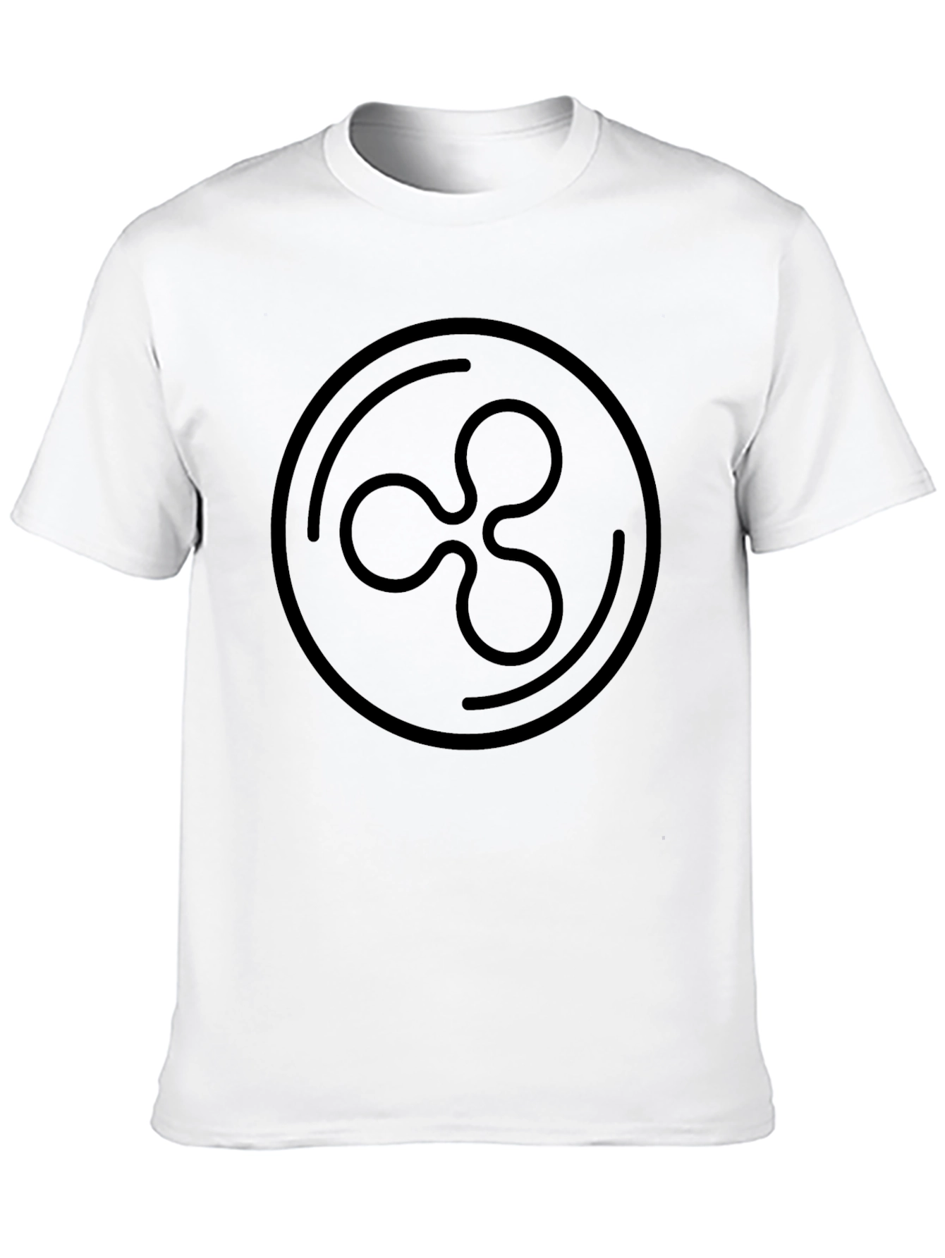 Ripple Crypto T-Shirt - Black Cryptocurrency Tee