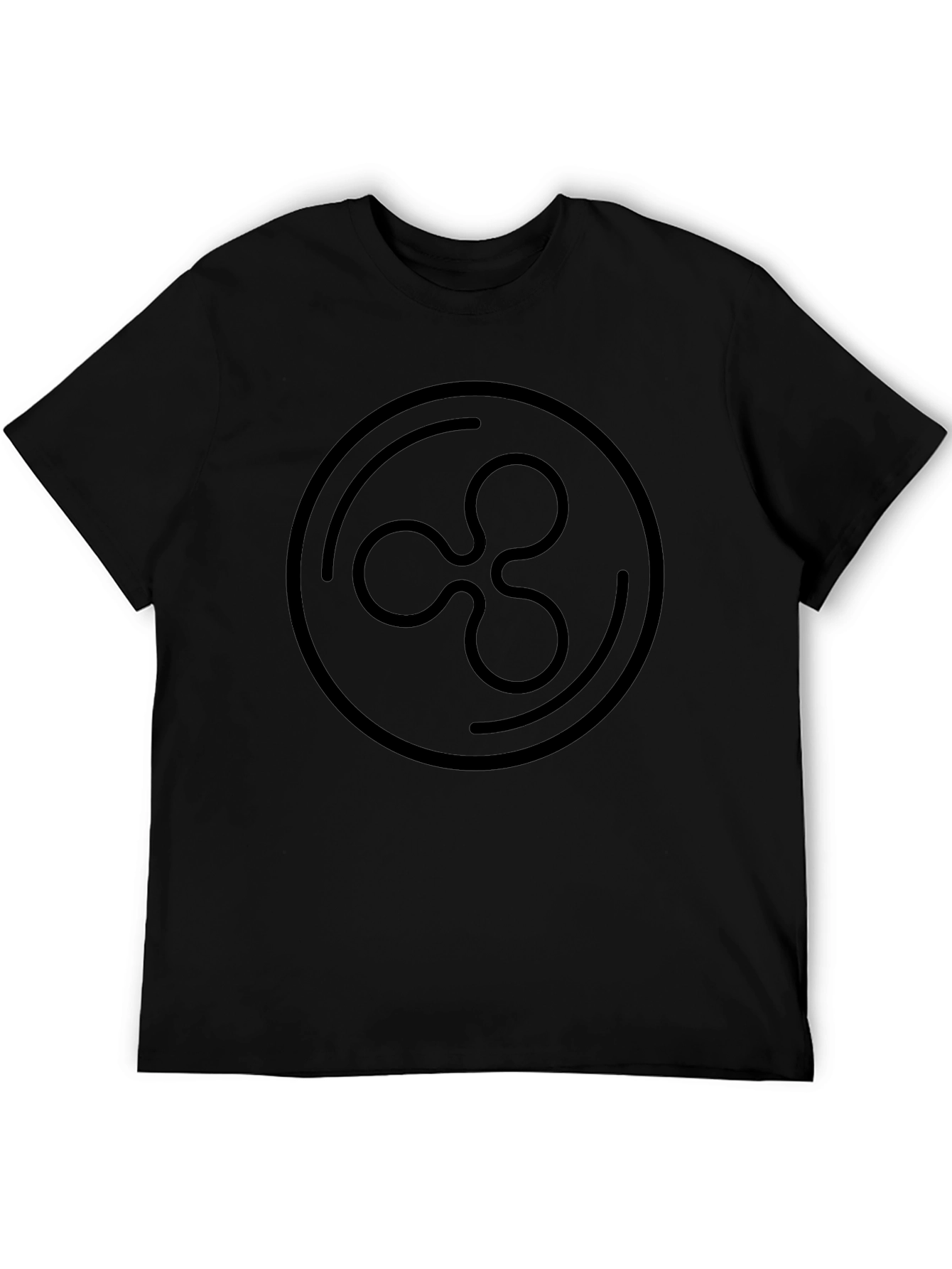 Ripple Crypto T-Shirt - Black Cryptocurrency Tee