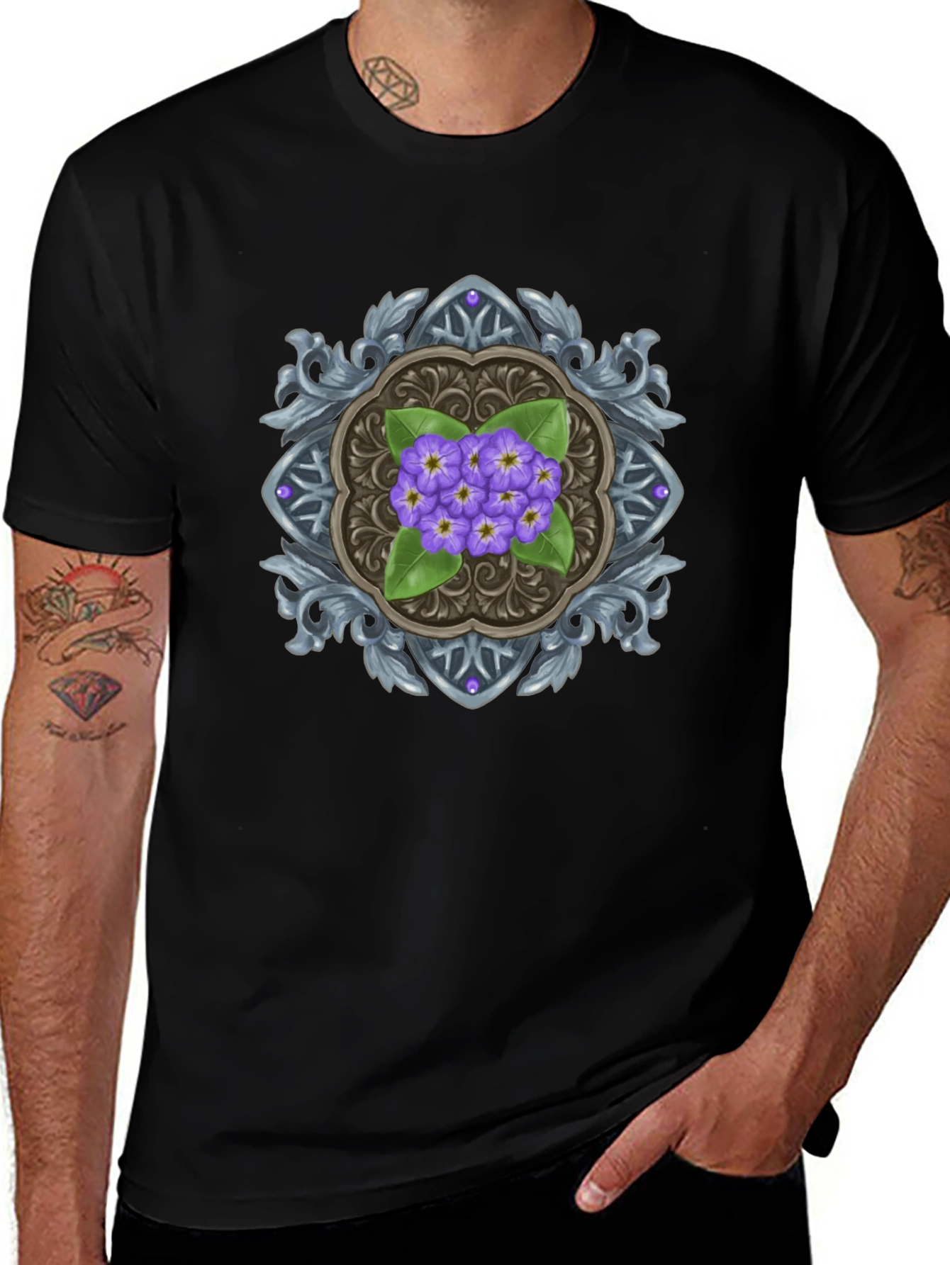 Floral Mandala Graphic Tee