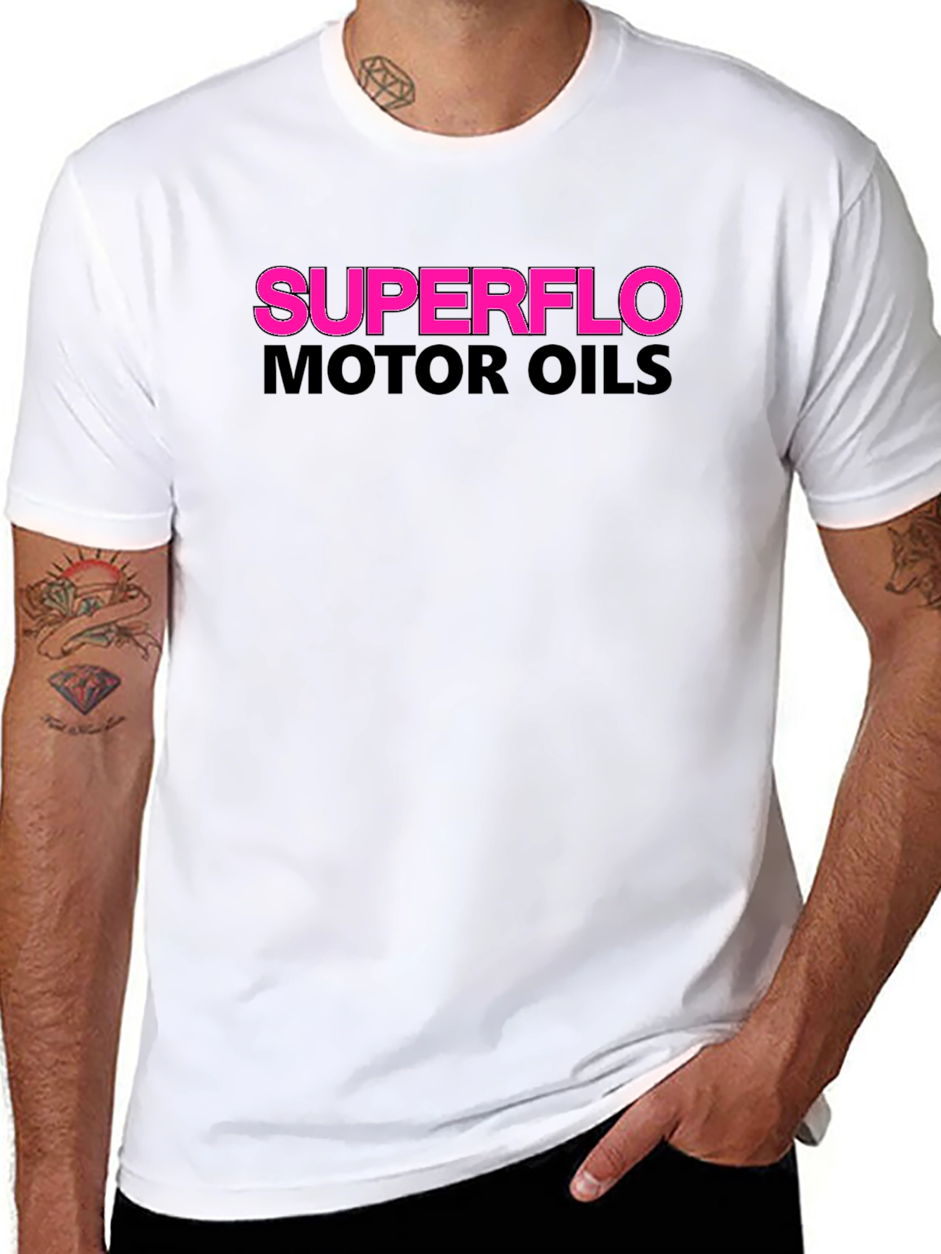 Superflo Motor Oils Graphic Tee - Black