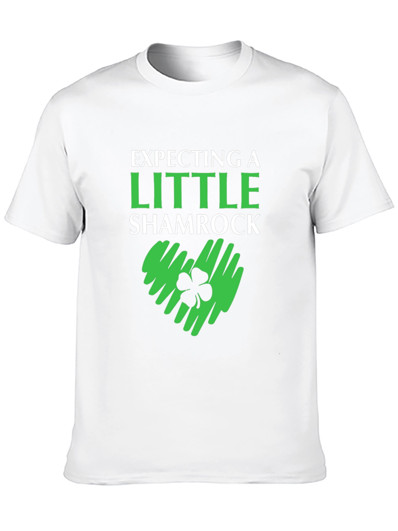 Expecting a Little Shamrock St. Patricks Day Tee