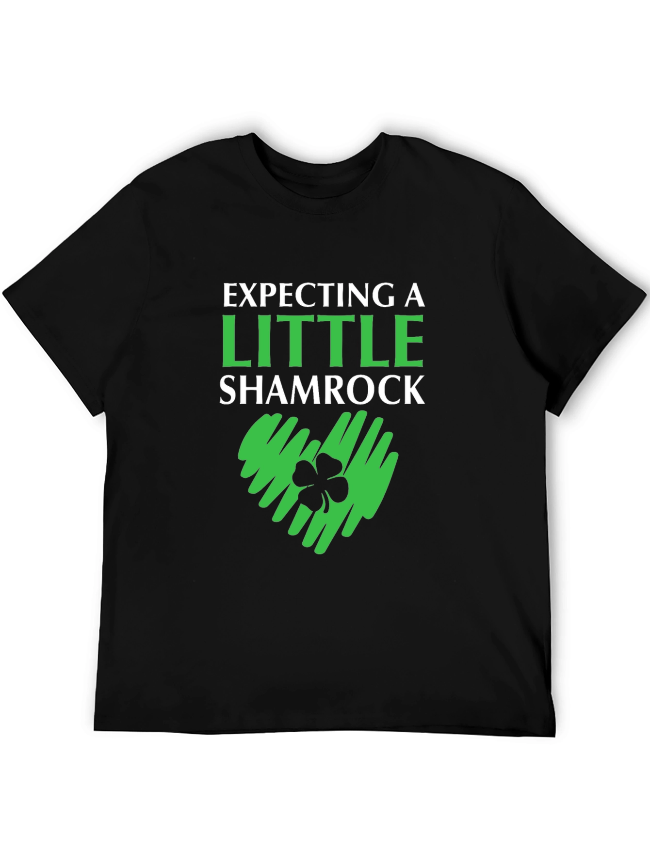 Expecting a Little Shamrock St. Patricks Day Tee