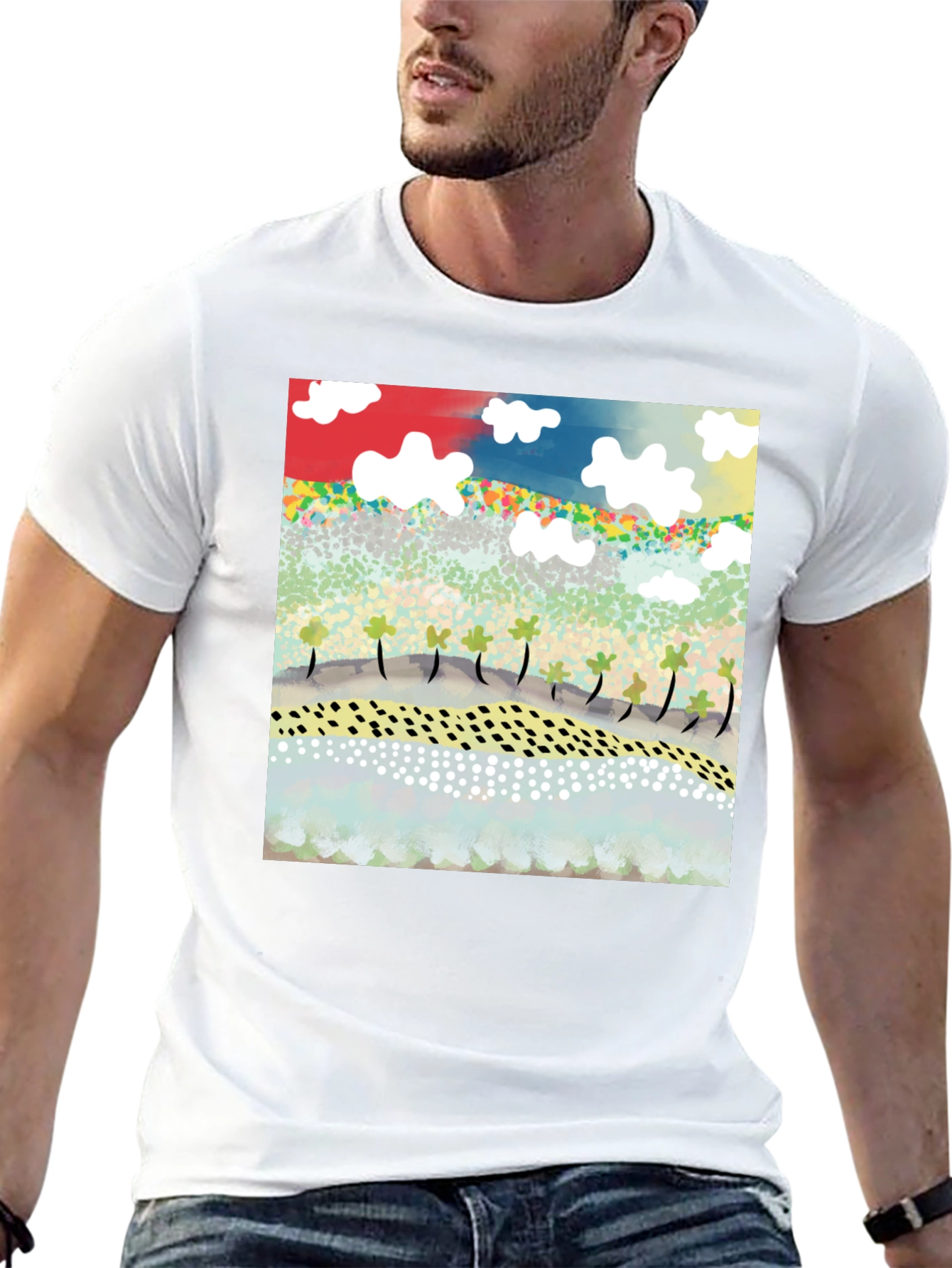 Abstract Landscape Tee
