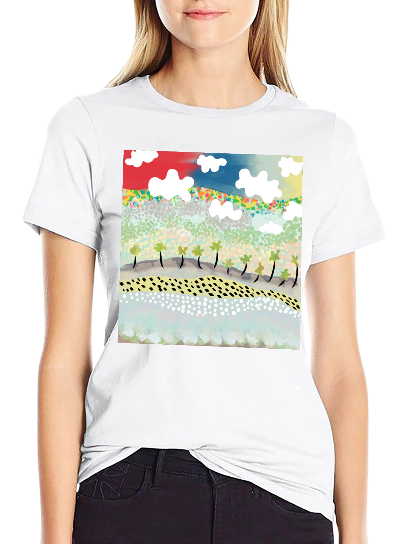 Abstract Landscape Tee