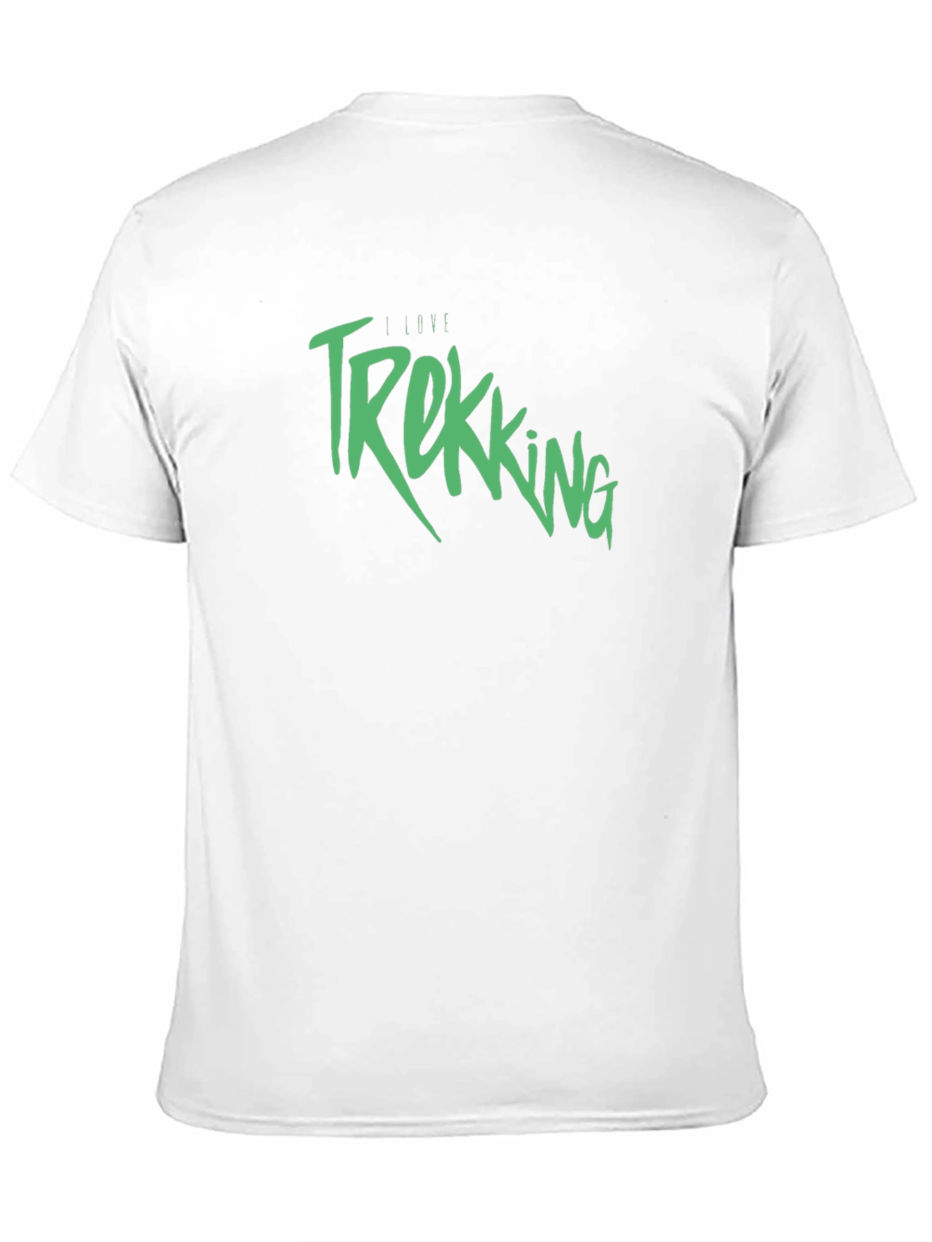 I Love Trekking Black T-Shirt - Outdoor Adventure