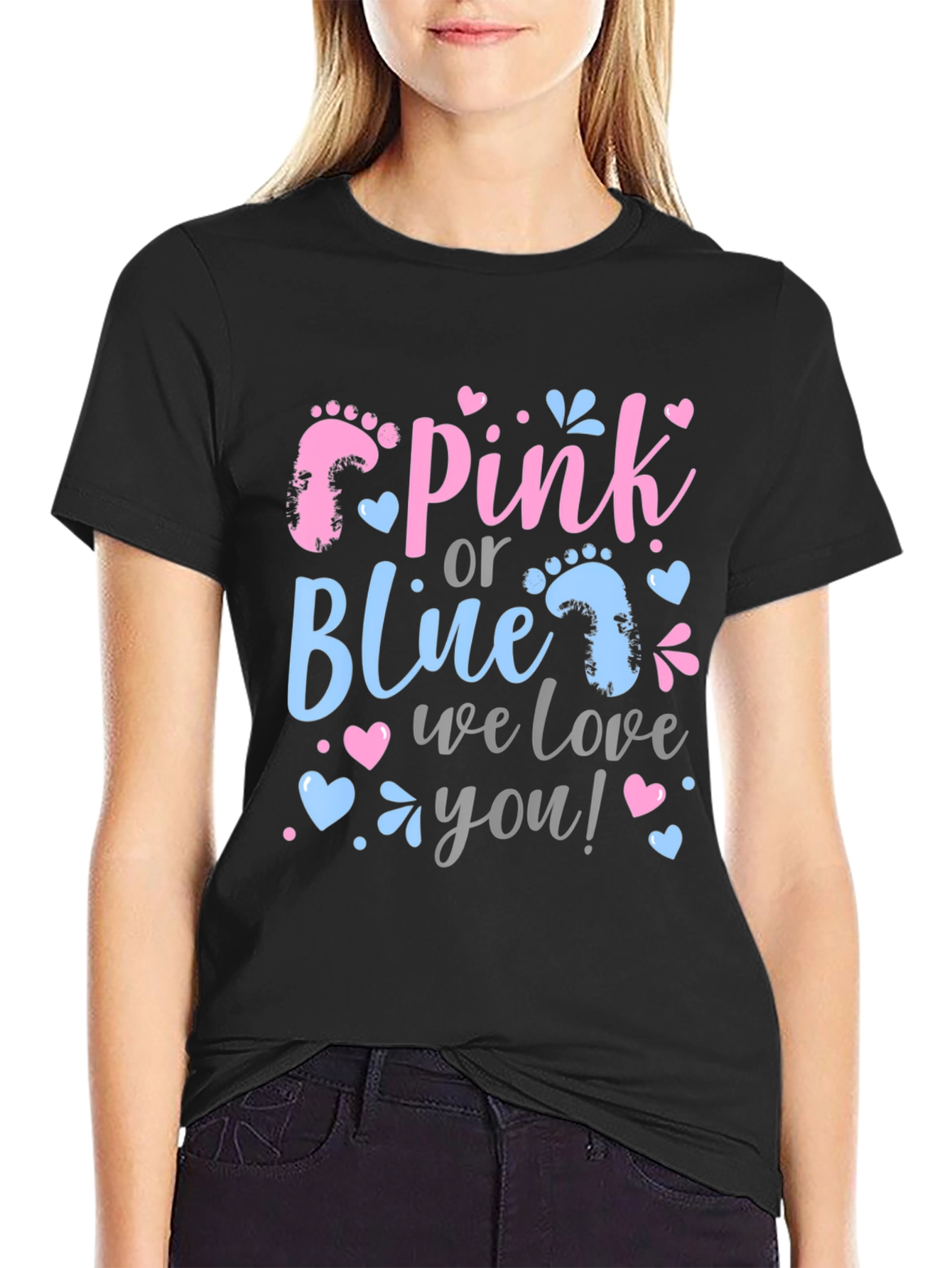 Pink or Blue Gender Reveal T-Shirt
