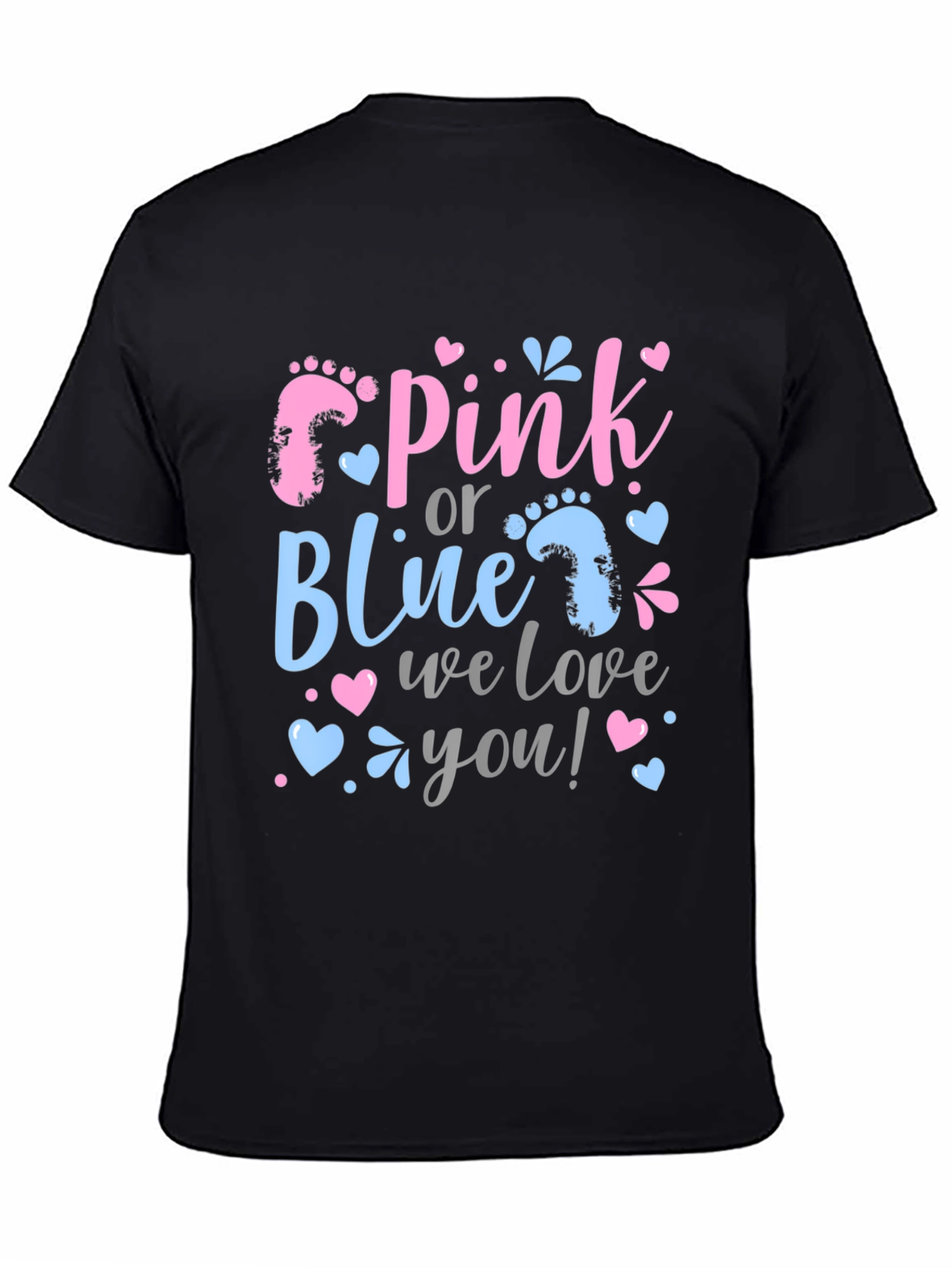 Pink or Blue Gender Reveal T-Shirt