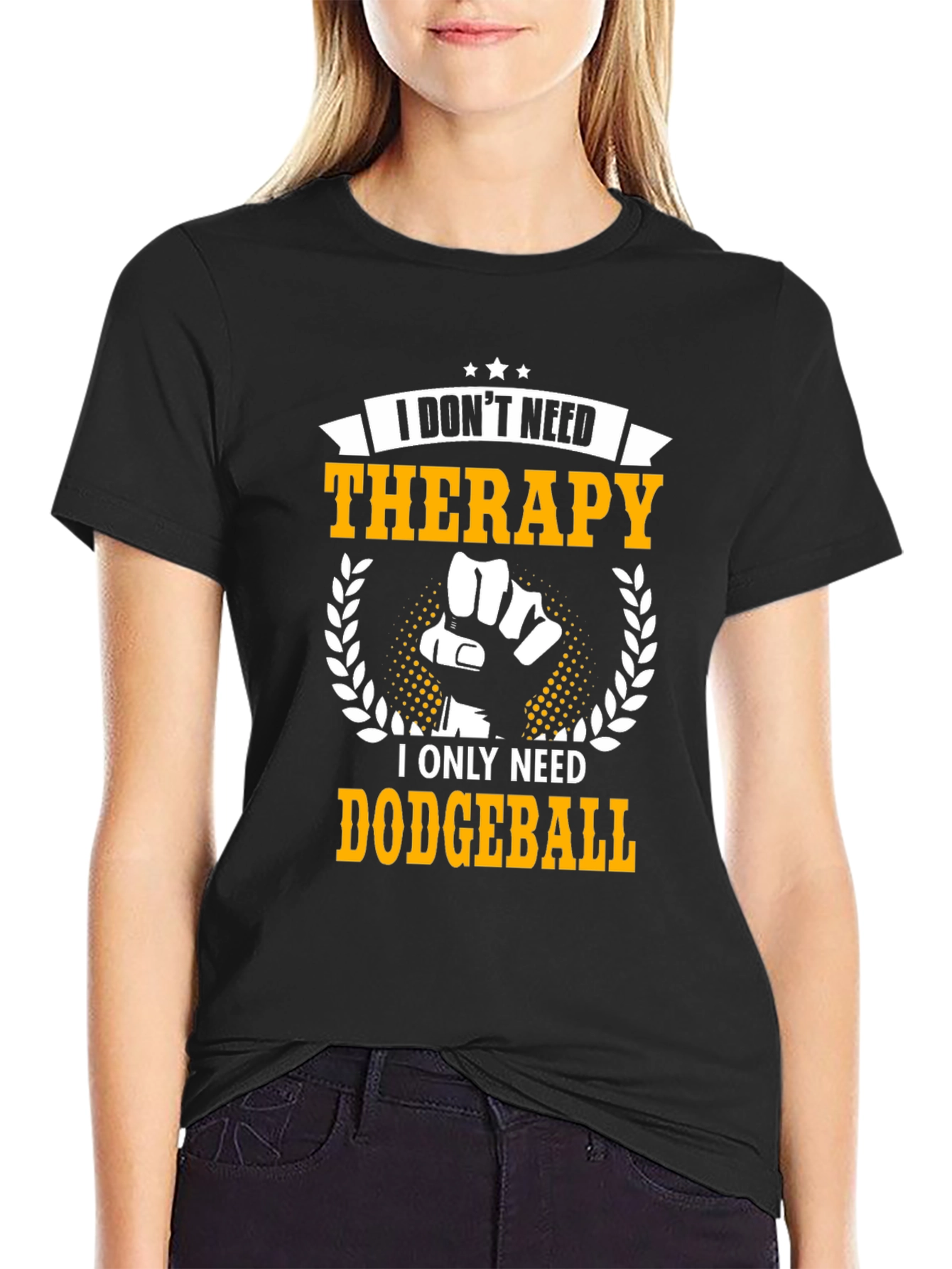 Dodgeball Therapy T-Shirt - Funny Sport Tee