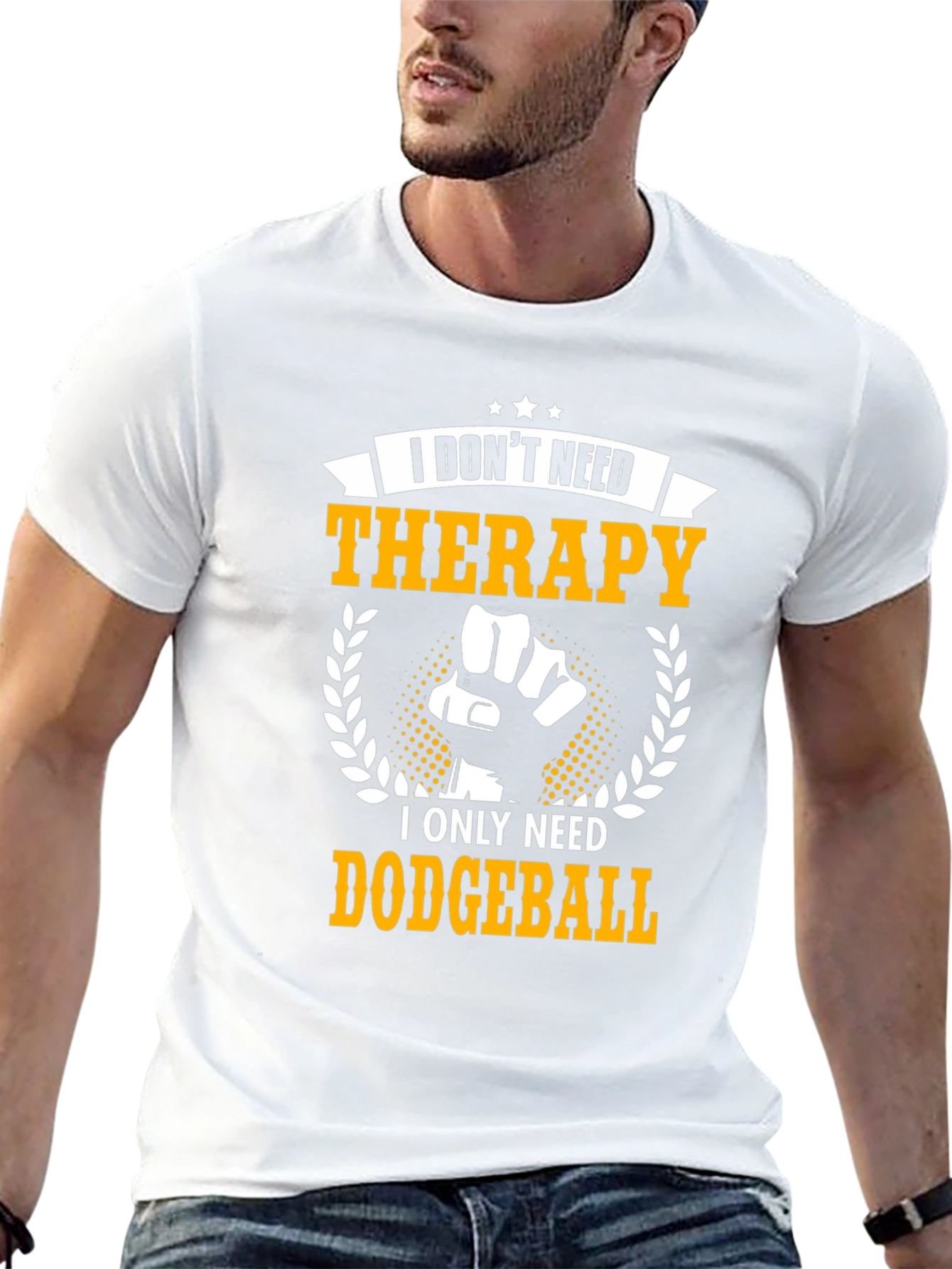 Dodgeball Therapy T-Shirt - Funny Sport Tee