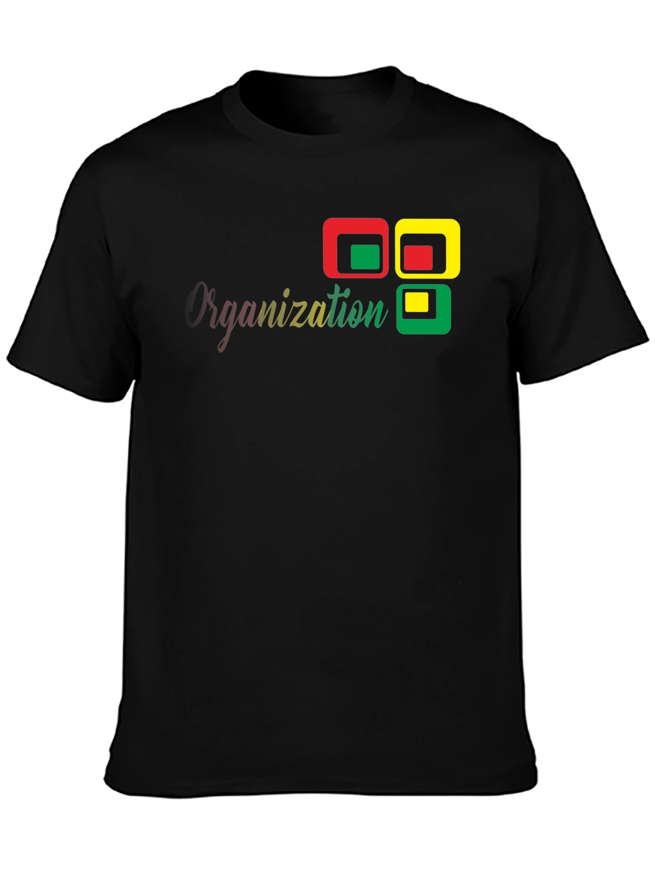 Organization Graphic Black T-Shirt
